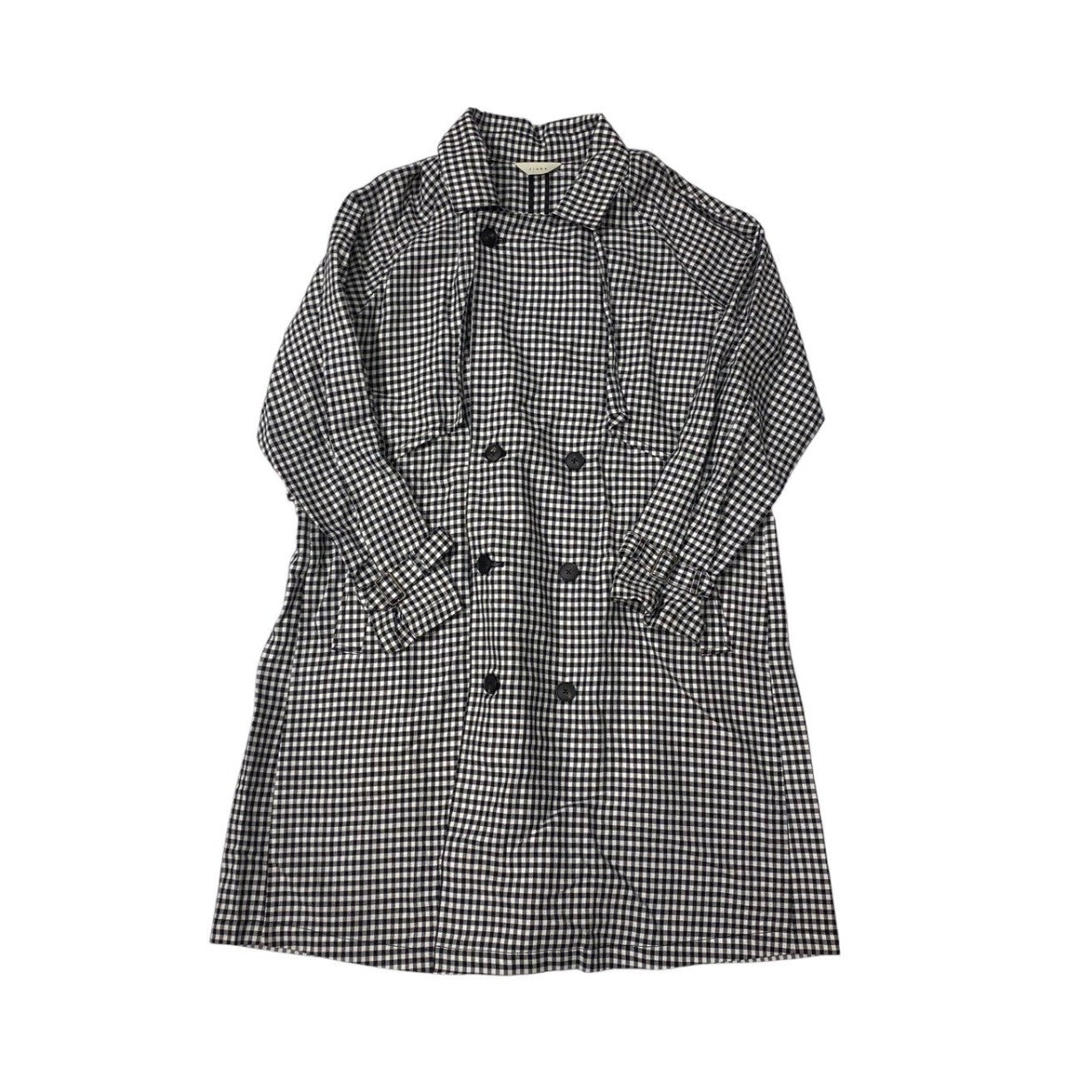 TRENCH COAT　チェックダブルコート