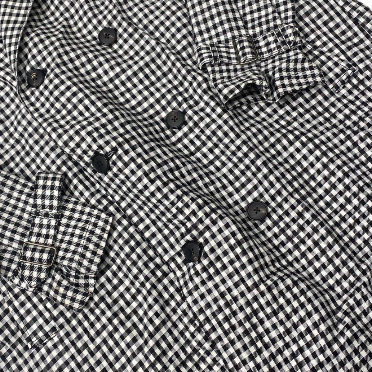 TRENCH COAT　チェックダブルコート