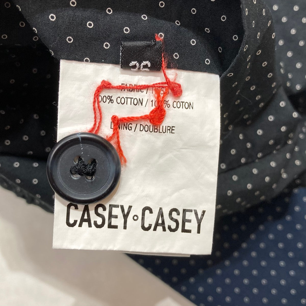 CASEY CASEY(ケイシーケイシー) スタンドカラーシャツジャケット