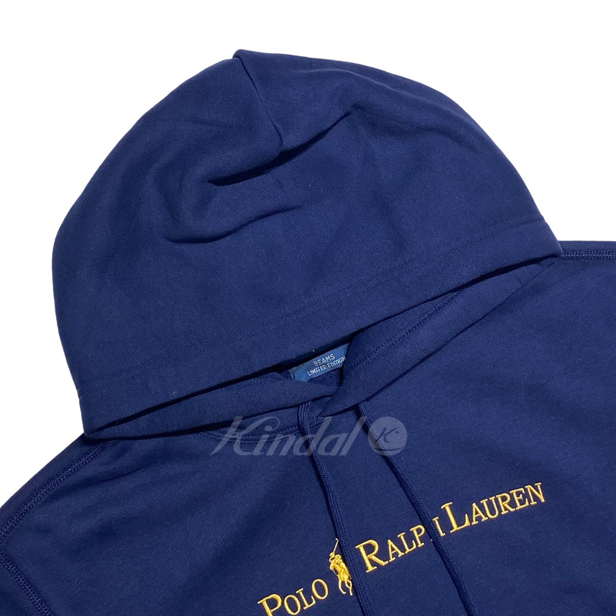 POLO RALPH LAUREN(ポロラルフローレン) BEAMS別注 Navy and Gold Logo Collection  プルオーバーパーカー