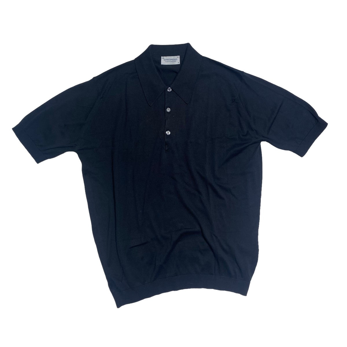 JOHN SMEDLEY(ジョンスメドレー) ISIS MENS SHIRT SS EASY FITポロシャツ ブラック サイズ  M｜【公式】カインドオルオンライン ブランド古着・中古通販【kindal】