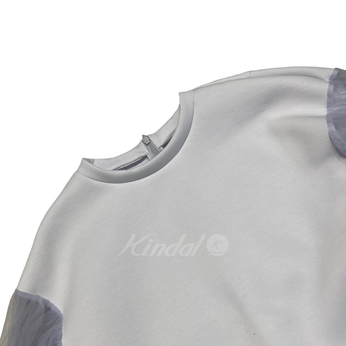 LE CIEL BLEU(ルシェルブルー) 2023SS Paneled Sweat Top クロップド丈