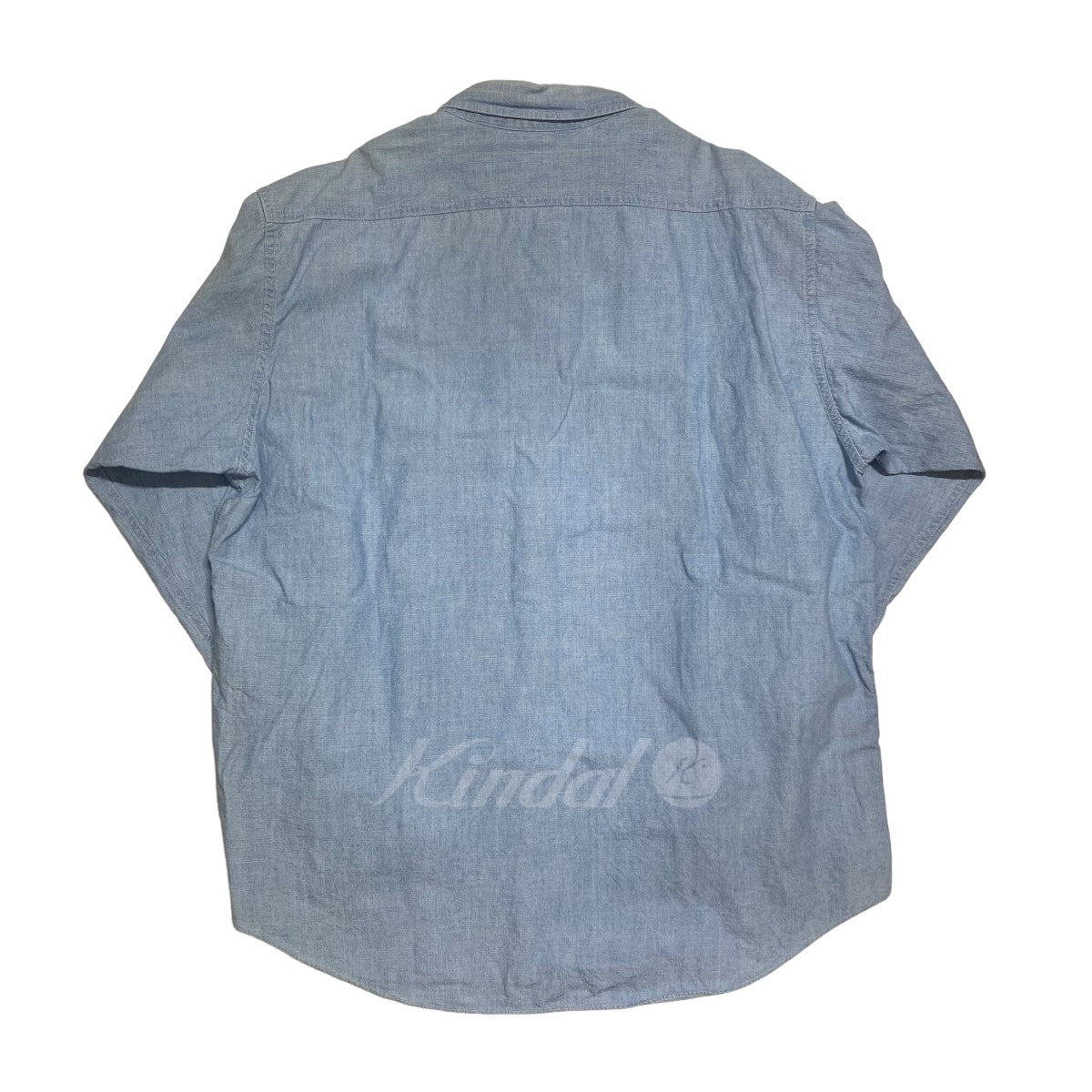 A．PRESSE(ア プレッセ) Washed Chambray Shirt レギュラーシャツ