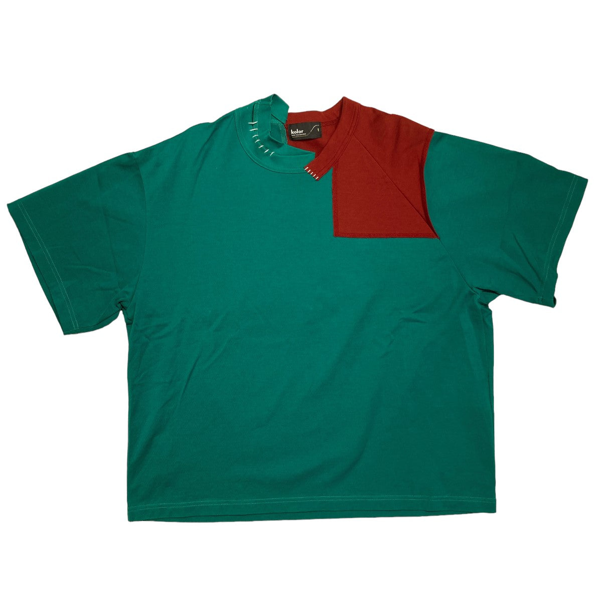 kolor(カラー) 2021SS ドッキング 半袖Tシャツ／21scm-t04203 21scm ...