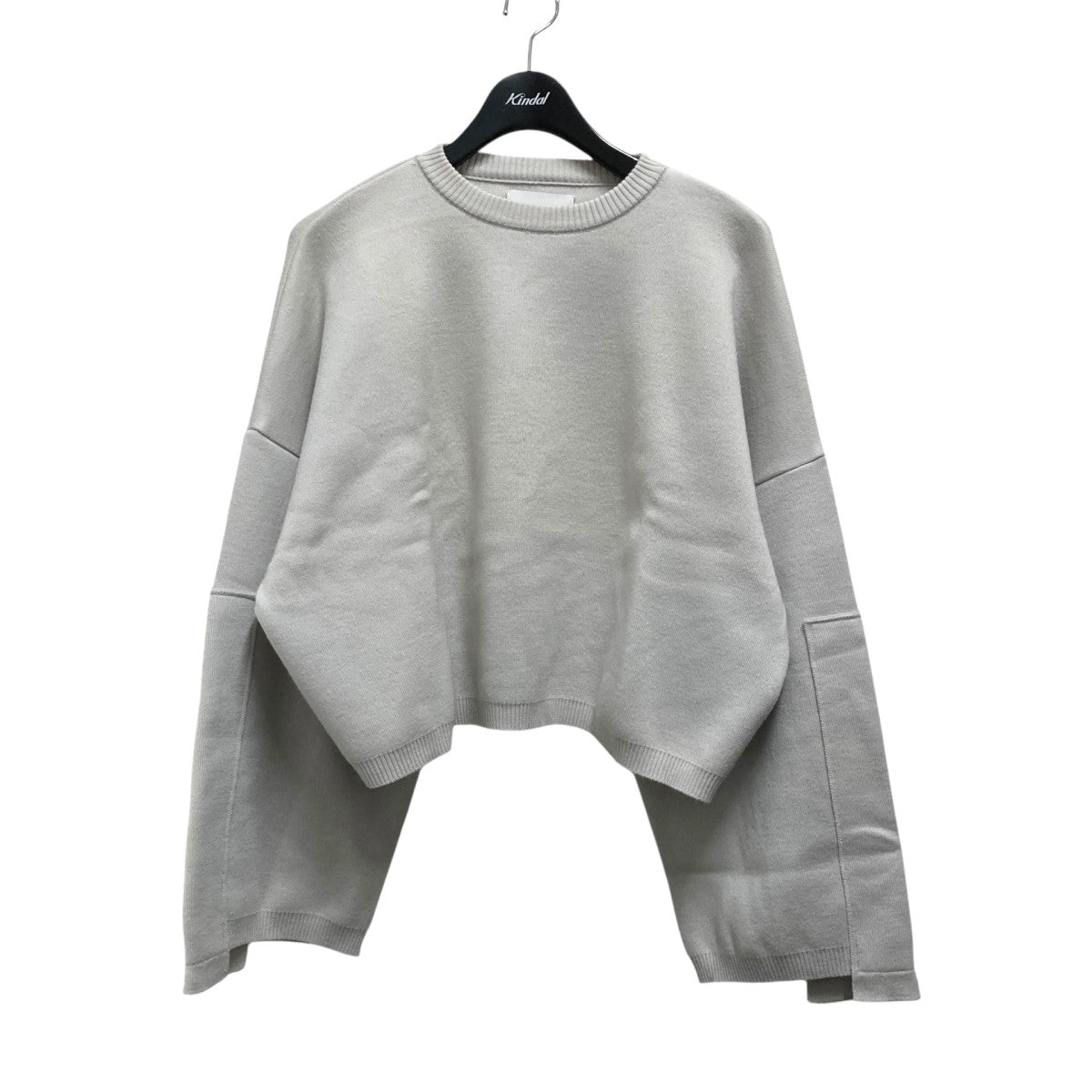 EX SLEEVE KNIT Lクルーネックニットst104