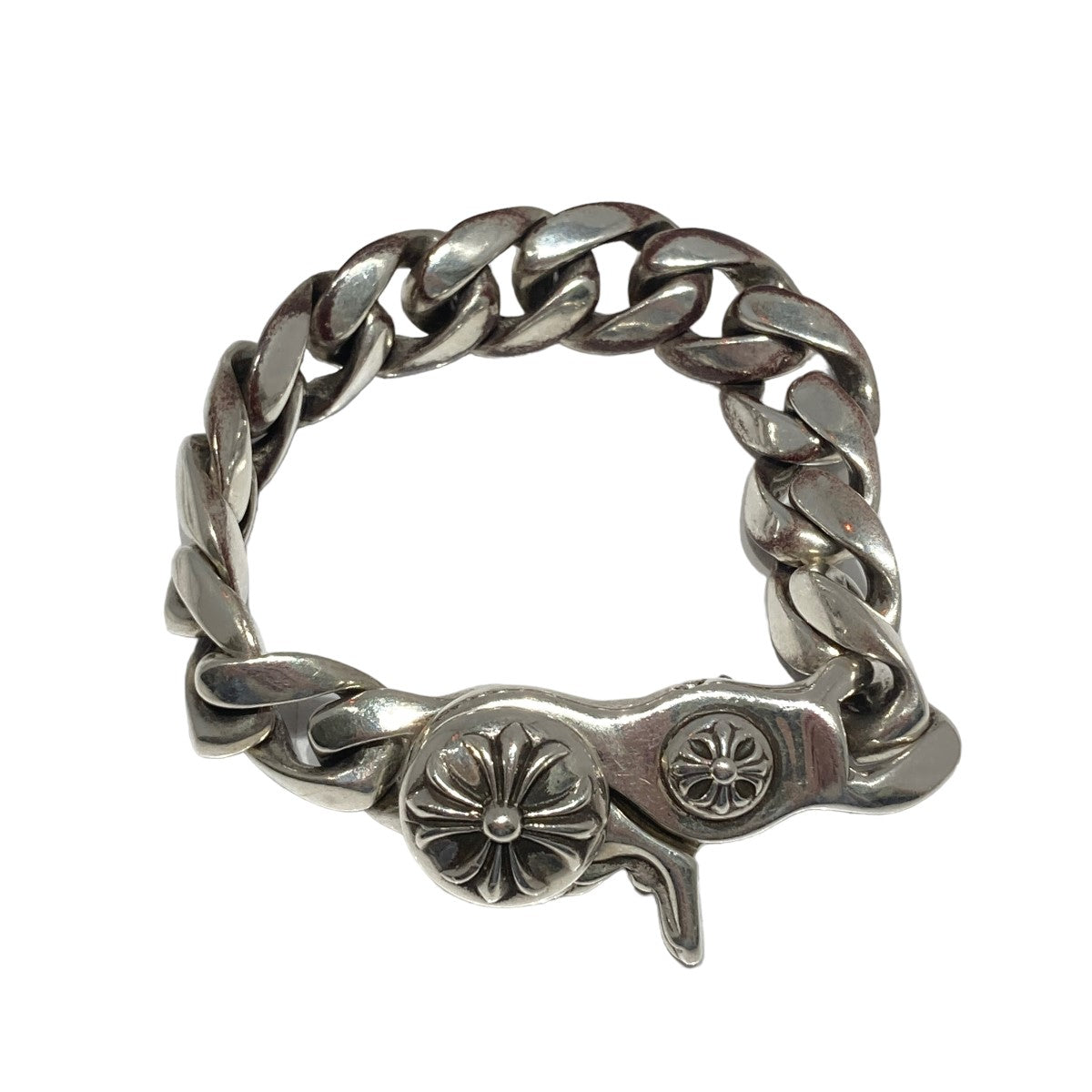 CHROME HEARTS SMALL CLSC CHN LNK スモールクラシックリンククリップブレスレット の古着・中古アイテム