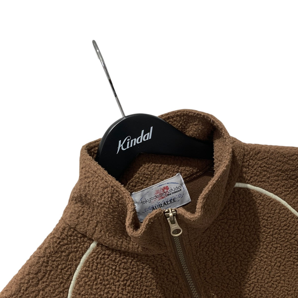 AURALEE×NEW BALANCE ハーフジップフリースジャケットAMT35196