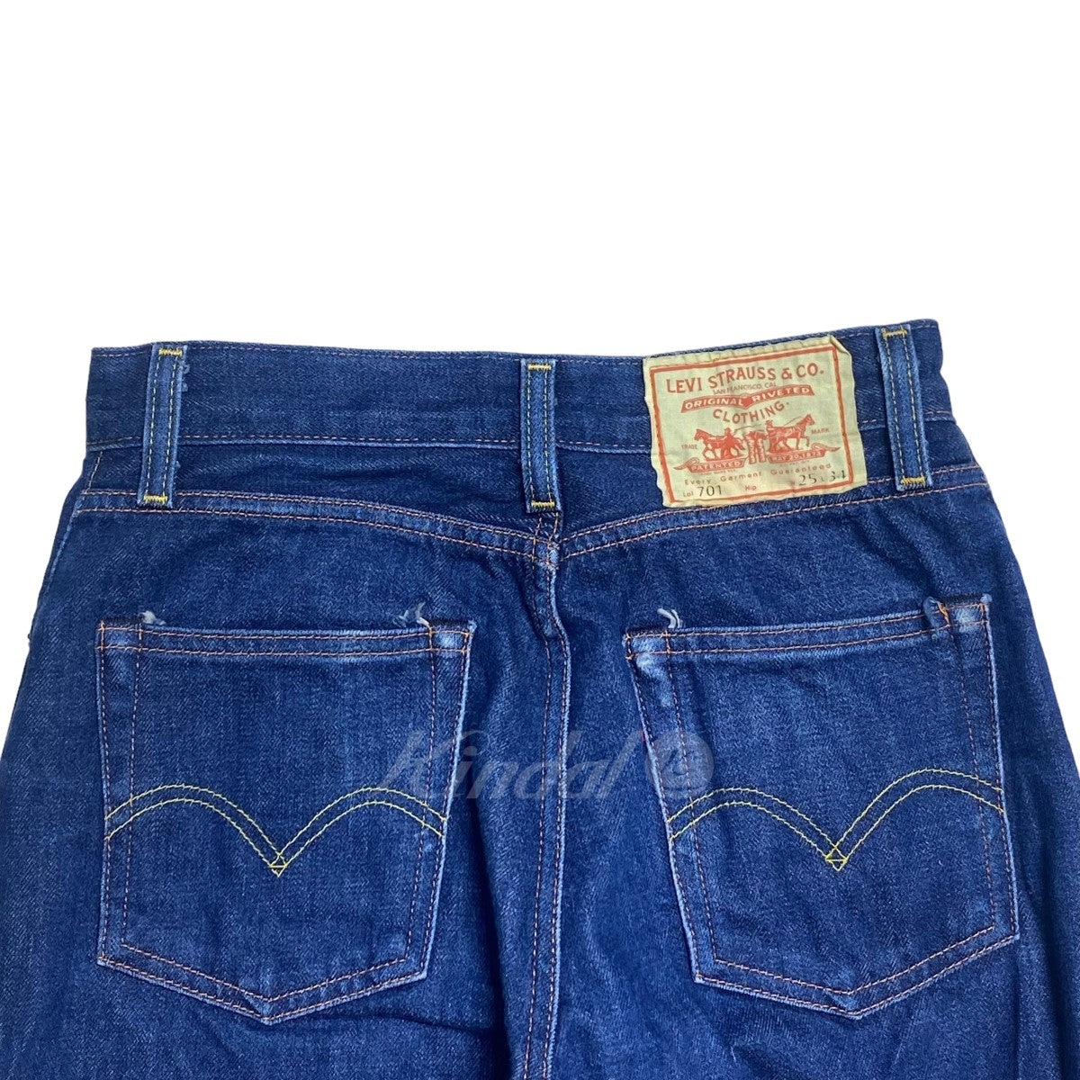 Levi's Vintage Clothing(リーバイス ヴィンテージ クロージング) 1950s復刻モンローデニムパンツ／50701 0008  50701 0008 インディゴ サイズ 25／34｜【公式】カインドオルオンライン ブランド古着・中古通販【kindal】