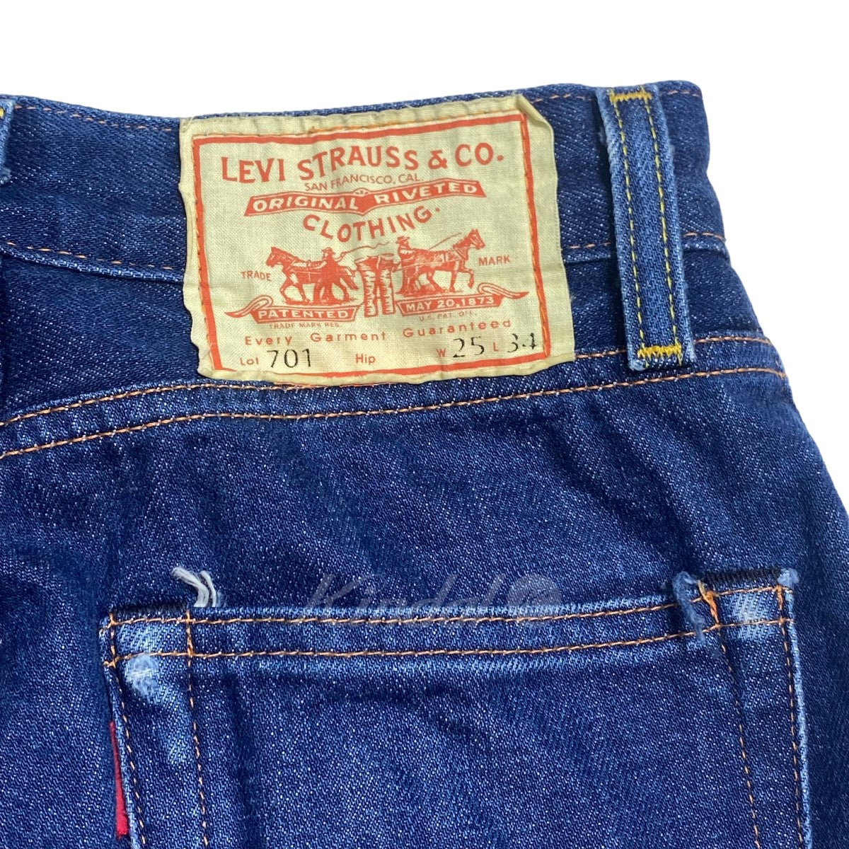 Levi's Vintage Clothing(リーバイス ヴィンテージ クロージング) 1950s復刻モンローデニムパンツ／50701 0008  50701 0008 インディゴ サイズ 25／34｜【公式】カインドオルオンライン ブランド古着・中古通販【kindal】