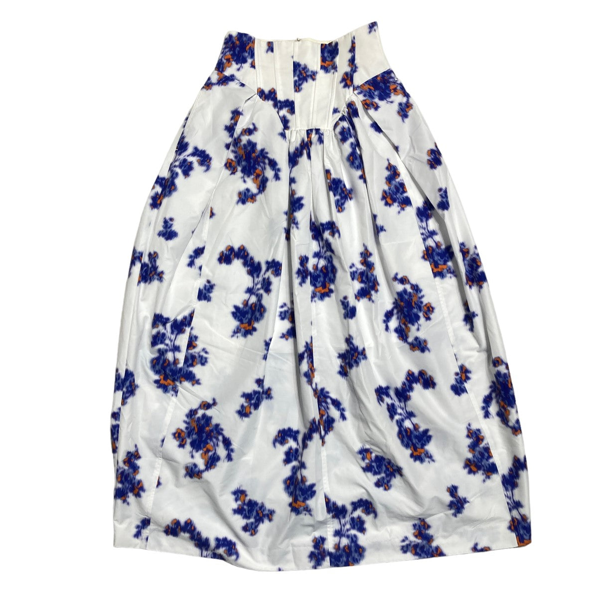 IRENE(アイレネ) 24SS Pixel Flower Print Skirt 花柄スカート／26S87004 26S87004 ホワイト×ブルー  サイズ M｜【公式】カインドオルオンライン ブランド古着・中古通販【kindal】