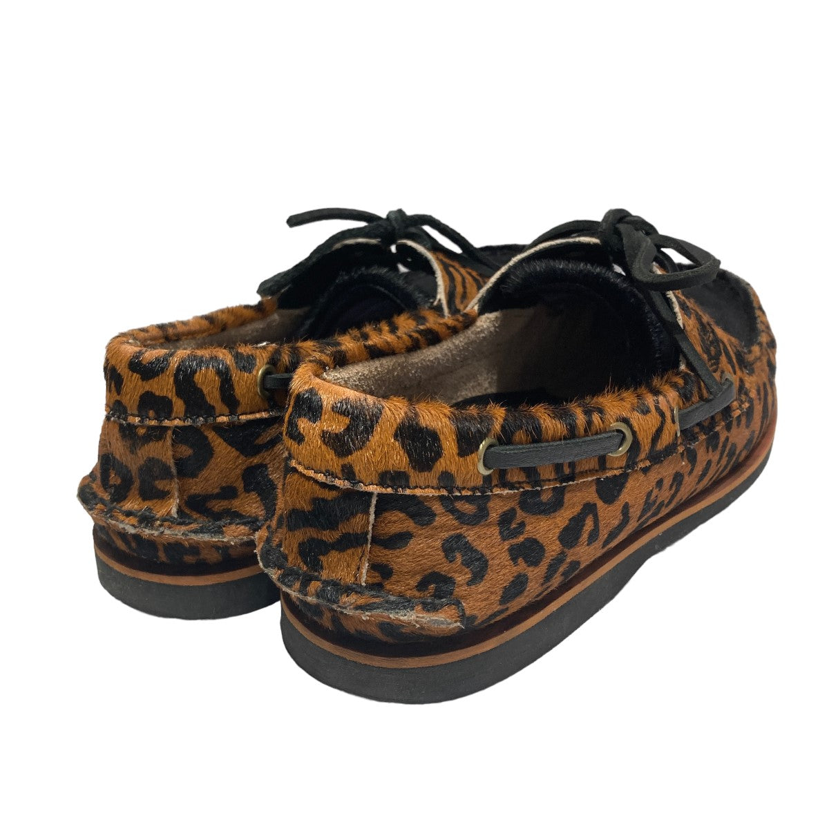 WACKO MARIA×Timberland CLASSIC BOAT 2 EYE レオパードレザー