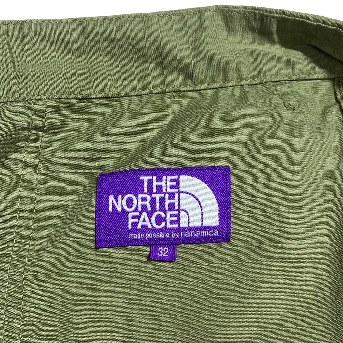 THE NORTHFACE PURPLELABEL(ザノースフェイスパープルレーベル) Ripstop Wide Cropped Pantsワイド クロップドパンツNT5064N NT5064N オリーブ サイズ 32｜【公式】カインドオルオンライン ブランド古着・中古通販【kindal】