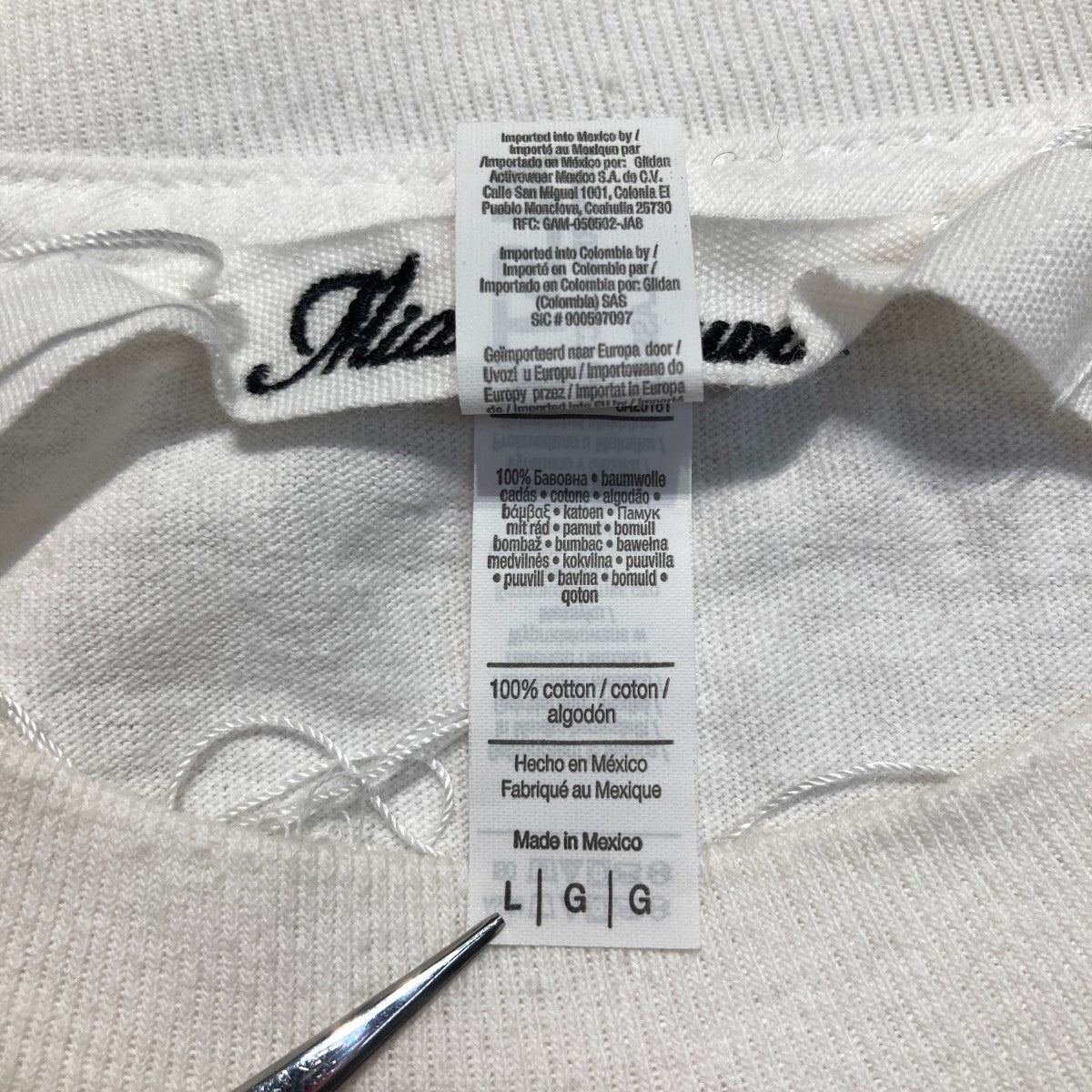 Midorikawa×TWONESS JOHN CAGE TEE 長袖カットソー ホワイト