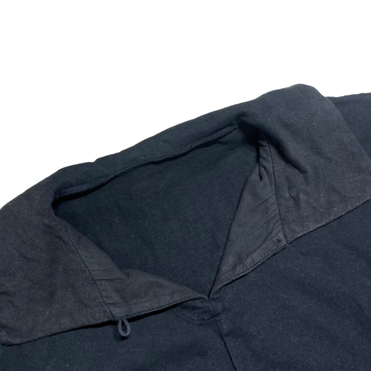 nest Robe ネストローブ 23SS ブラックリネンショールカラー