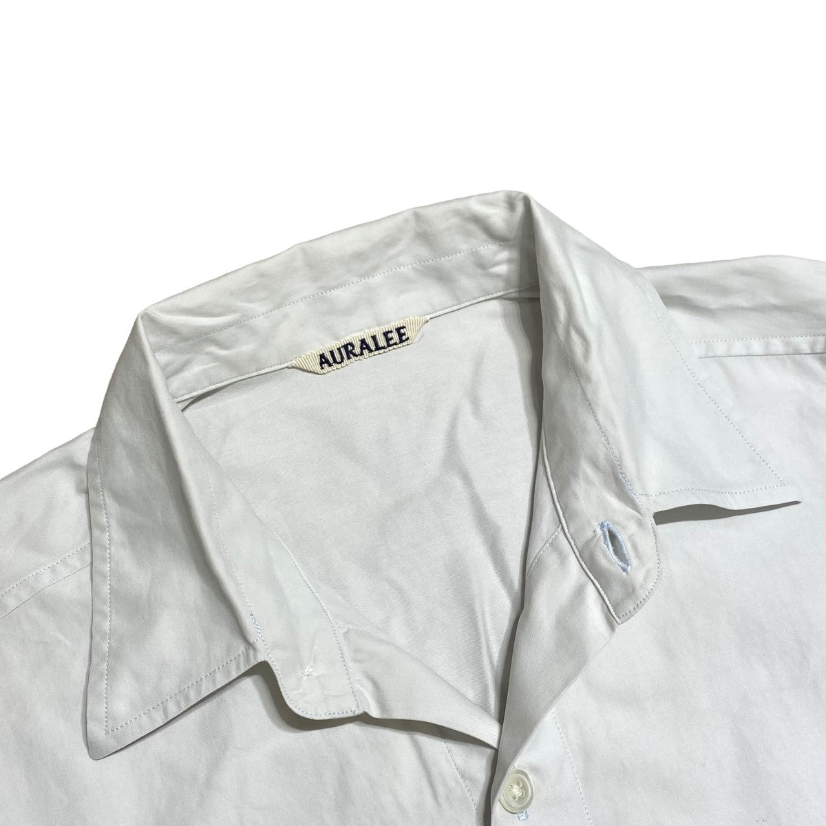 AURALEE(オーラリー) WASHED FINX TWILL BIG SHIRTS長袖ビッグシャツA20AS02TN