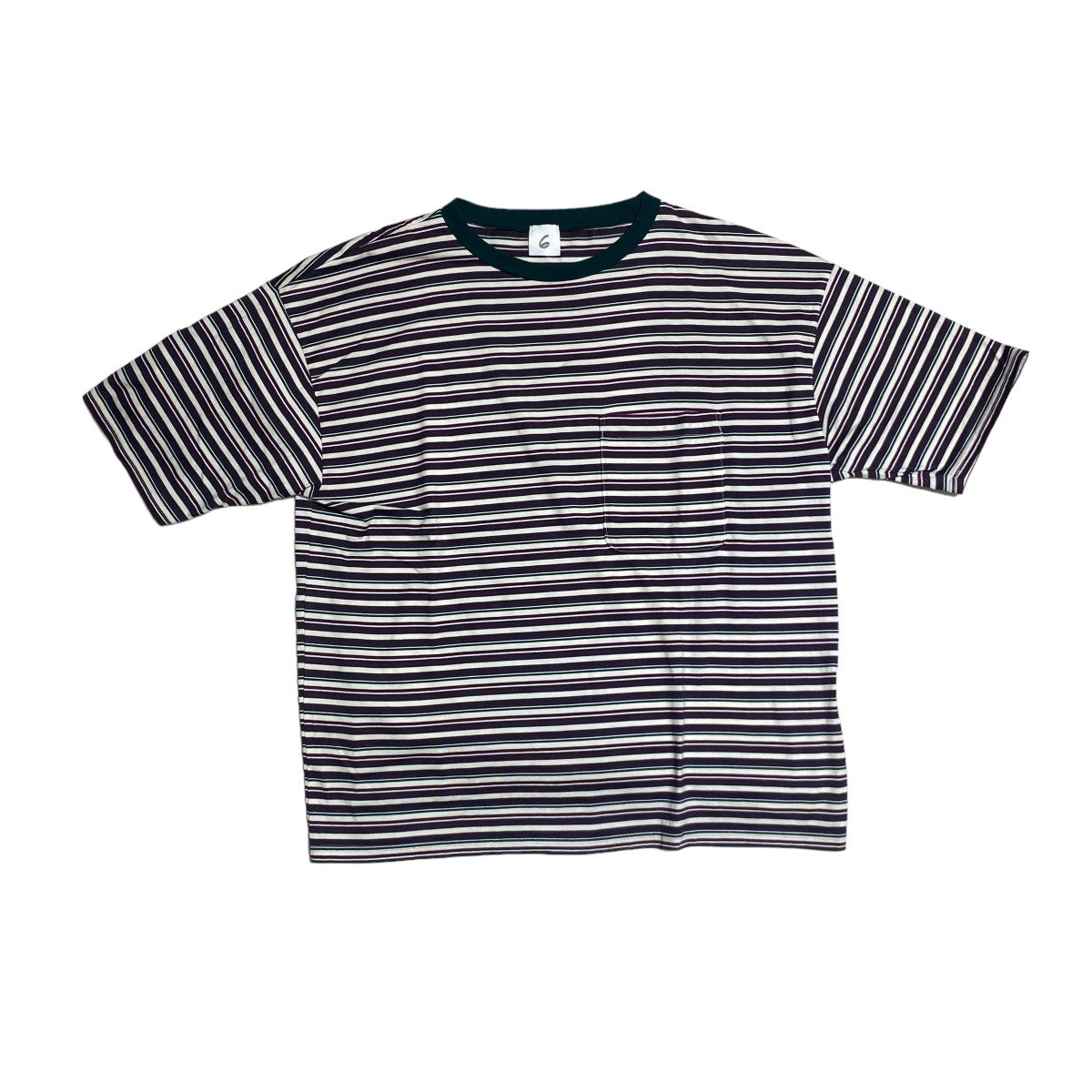 23SS20MULTI BORDER BIG T-SHIRTボーダーTシャツ