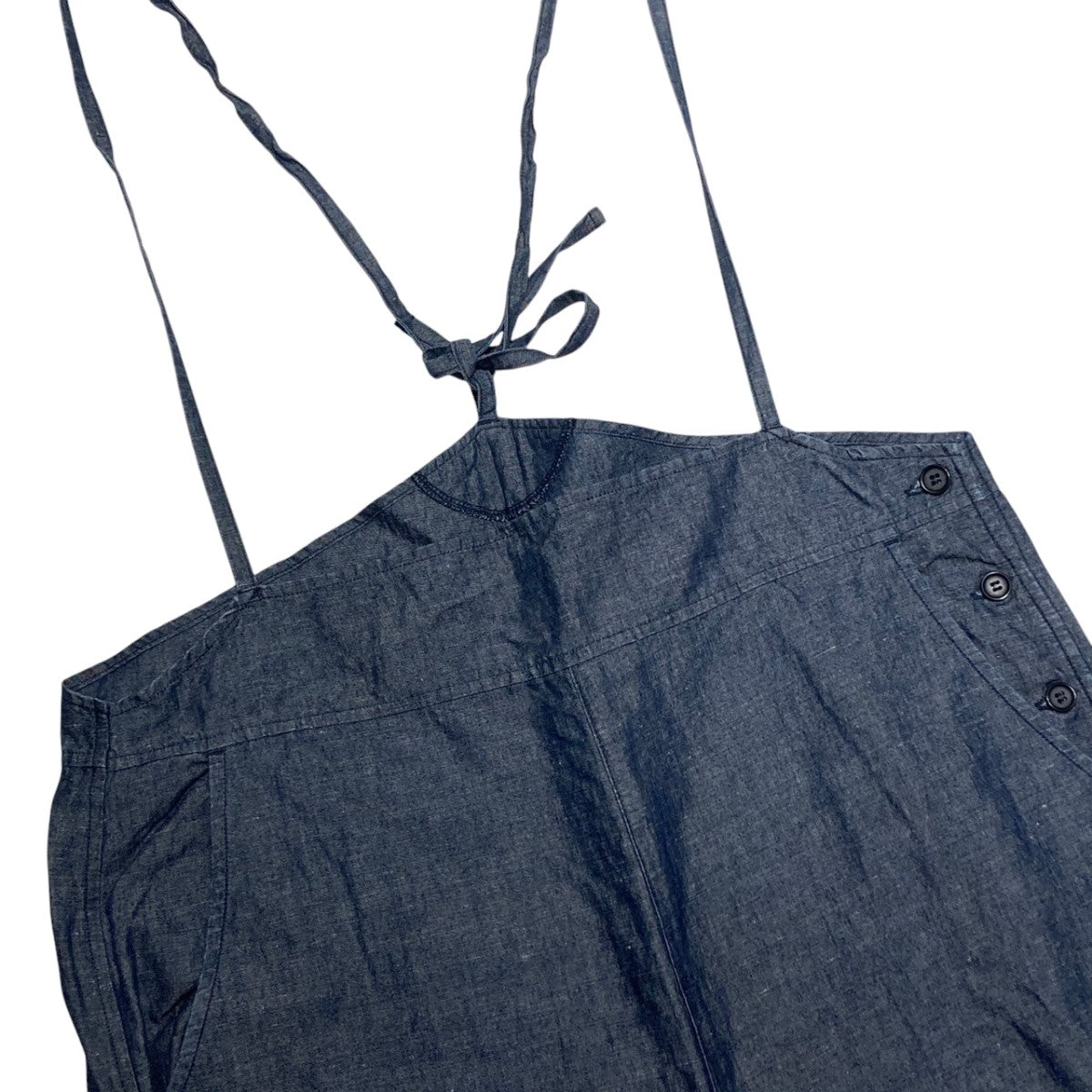 nest Robe(ネストローブ) コットンリネンタンガリーサロペット