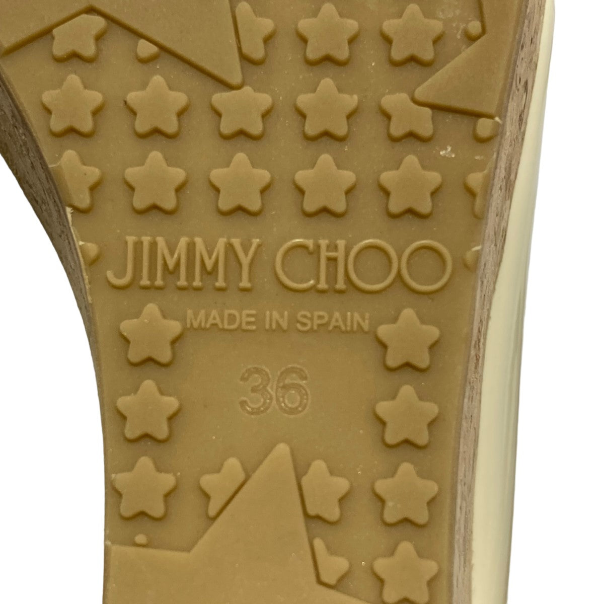 JIMMY CHOO(ジミーチュウ) ウェッジソールサンダル ホワイト