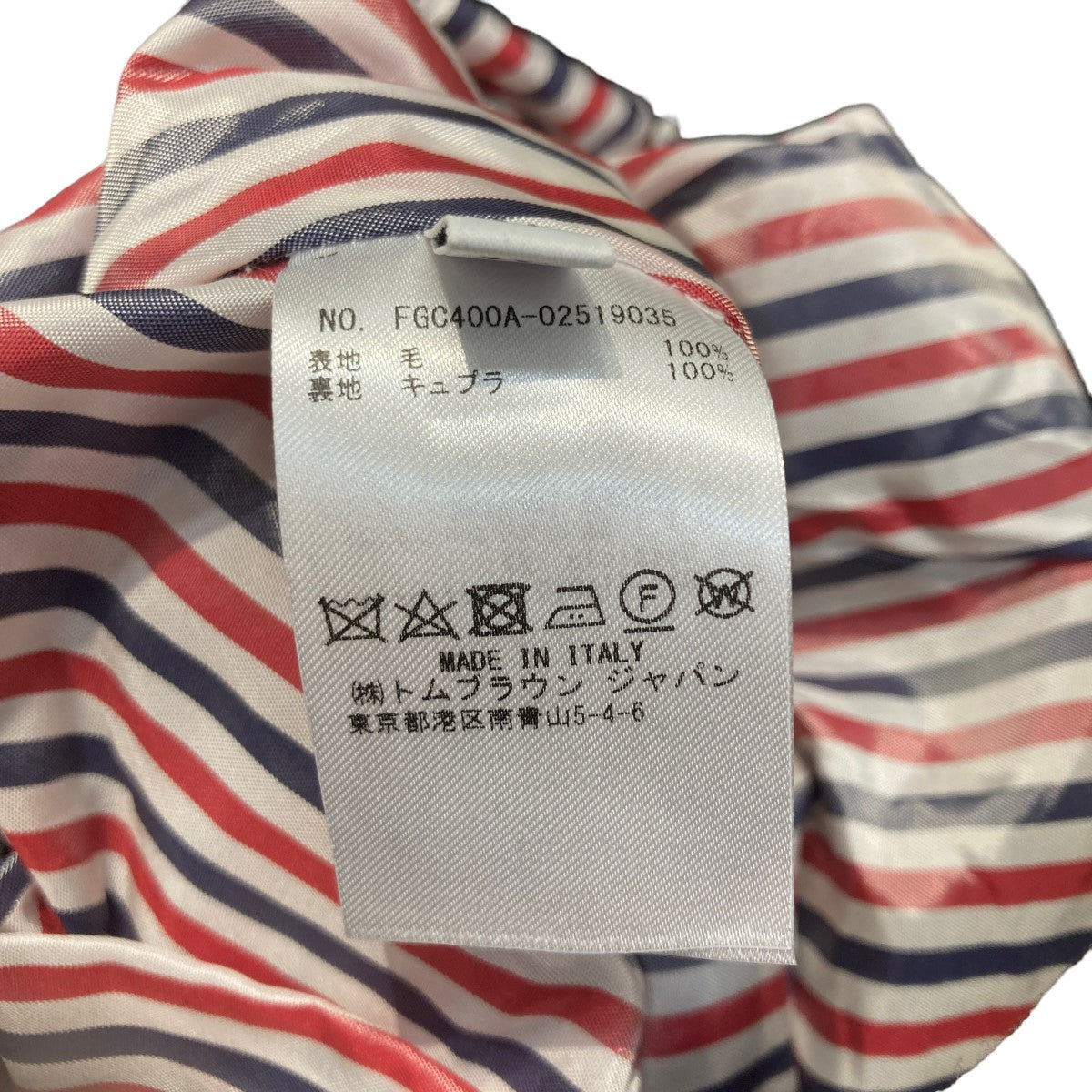 THOM BROWNE． NEW YORK(トムブラウン ニューヨーク) ウール