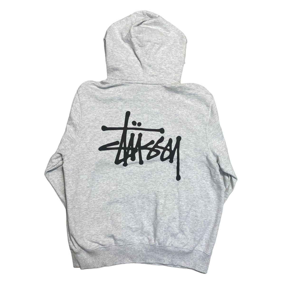 stussy(ステューシー) ロゴプリント プルオーバーパーカー グレー サイズ M｜【公式】カインドオルオンライン  ブランド古着・中古通販【kindal】