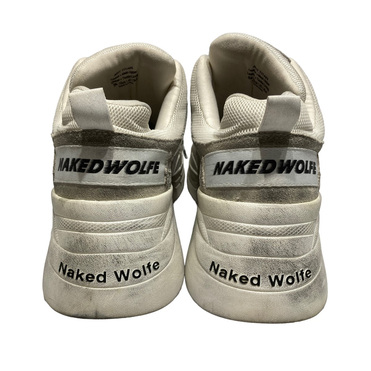 NAKED WOLFE(ネイキッドウルフ) Track Whiteスニーカー ホワイト サイズ US10｜【公式】カインドオルオンライン  ブランド古着・中古通販【kindal】