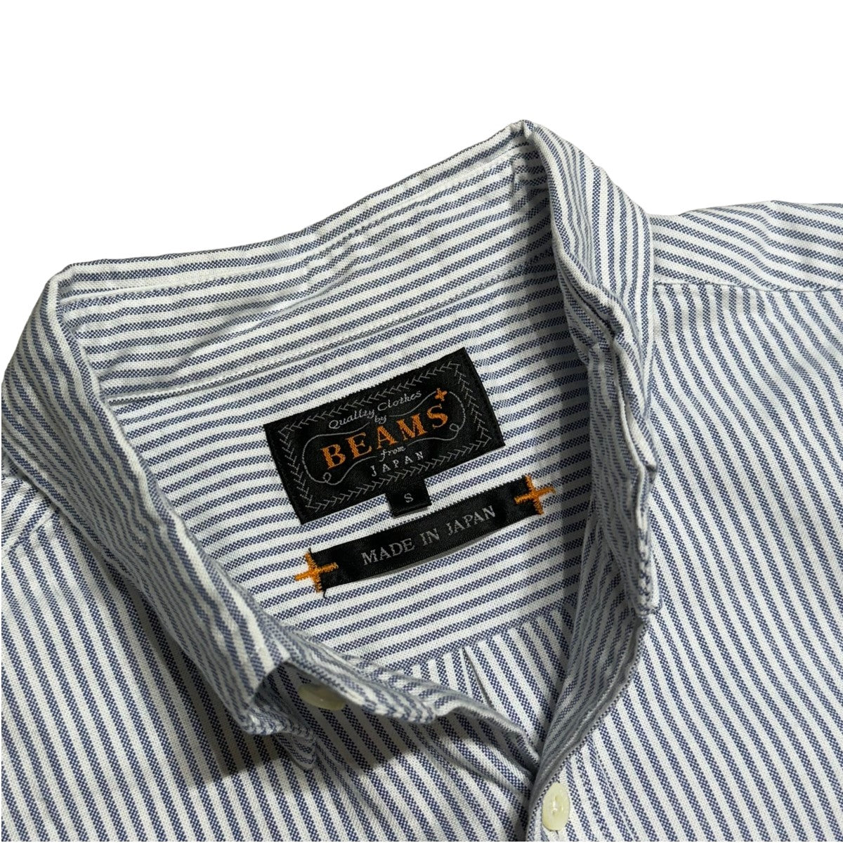 BEAMS PLUS(ビームスプラス) ストライプボタンダウンシャツ38-11