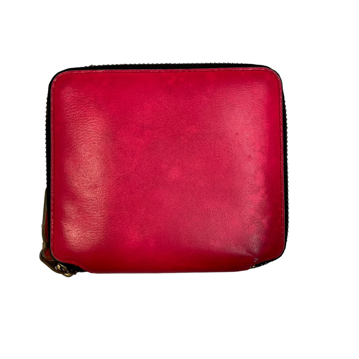 コムデギャルソンのSUPER FLUO LEATHER 二つ折りジップ財布です。 COMME des GARCONS 古着・中古 財布・小物 アイテム