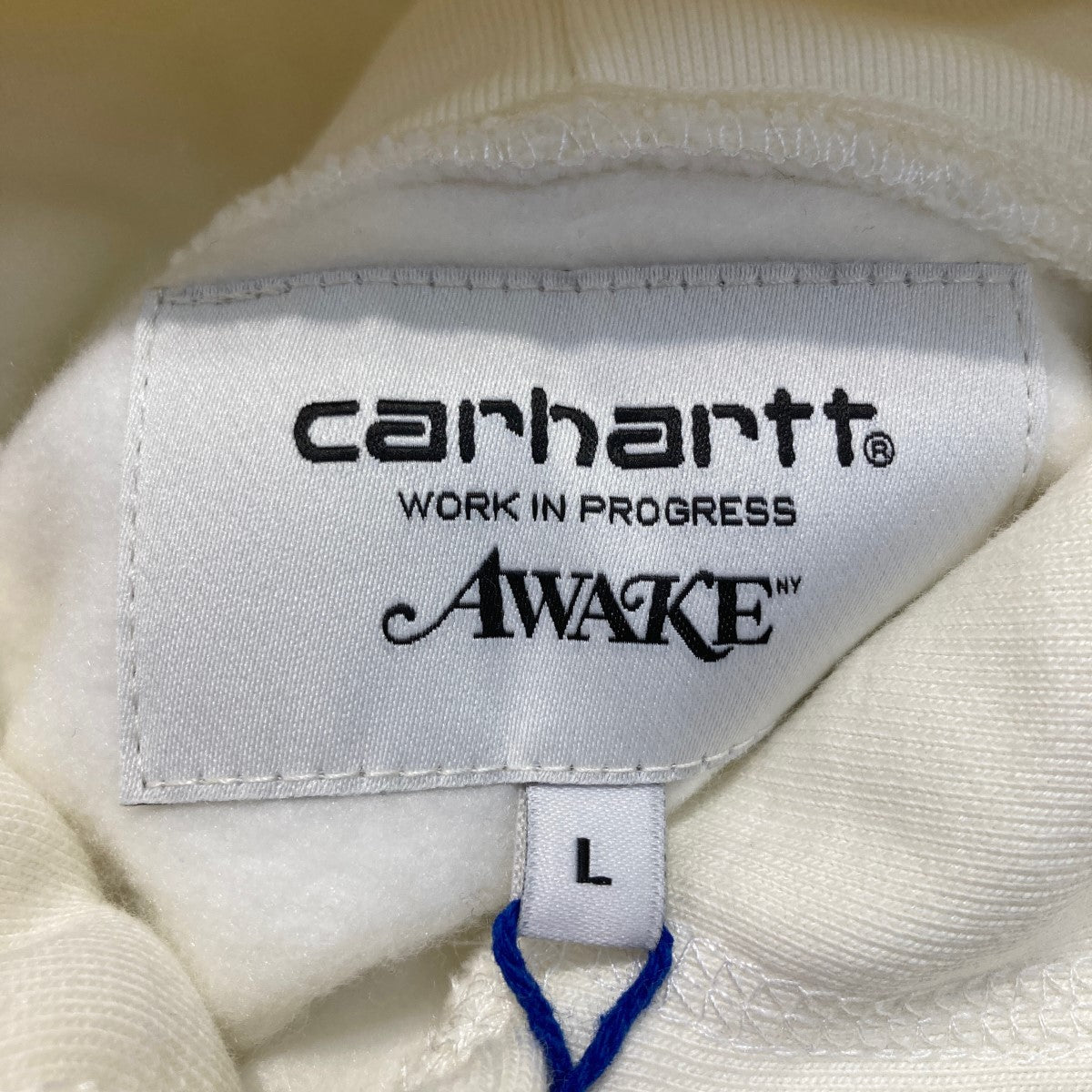 CarHartt×AWAKE NY HOODED SWEATSHIRTバックプリントフーディー パーカーI031350 I031350 ホワイト  サイズ L｜【公式】カインドオルオンライン ブランド古着・中古通販【kindal】