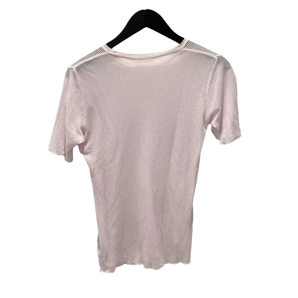 AURALEE(オーラリー) シースルーリブクルーネックTシャツ
