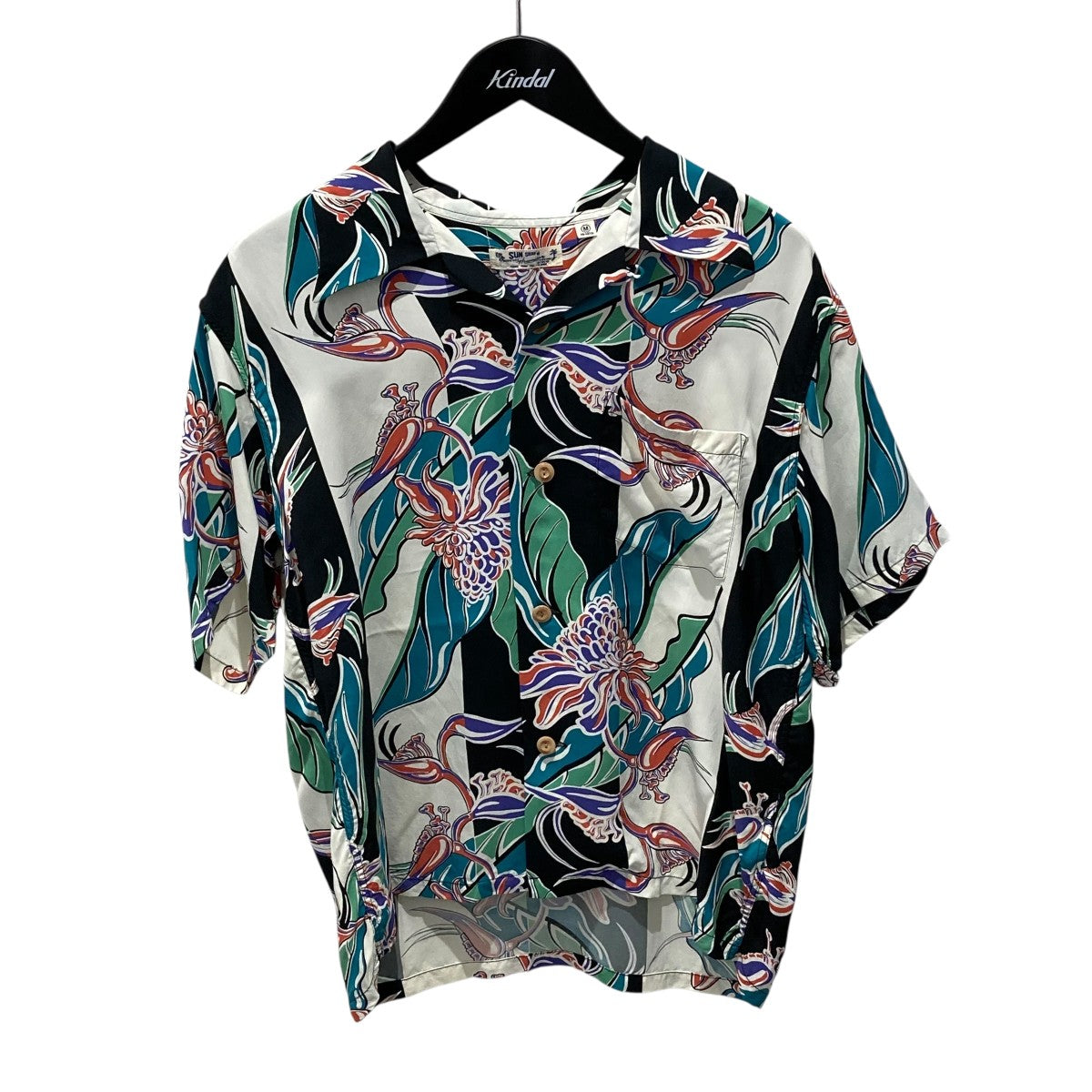 Sun Surf HAWAIIAN SHIRT “TORCH GINGER”アロハシャツSS39020 古着・中古-1枚目のアイテム画像