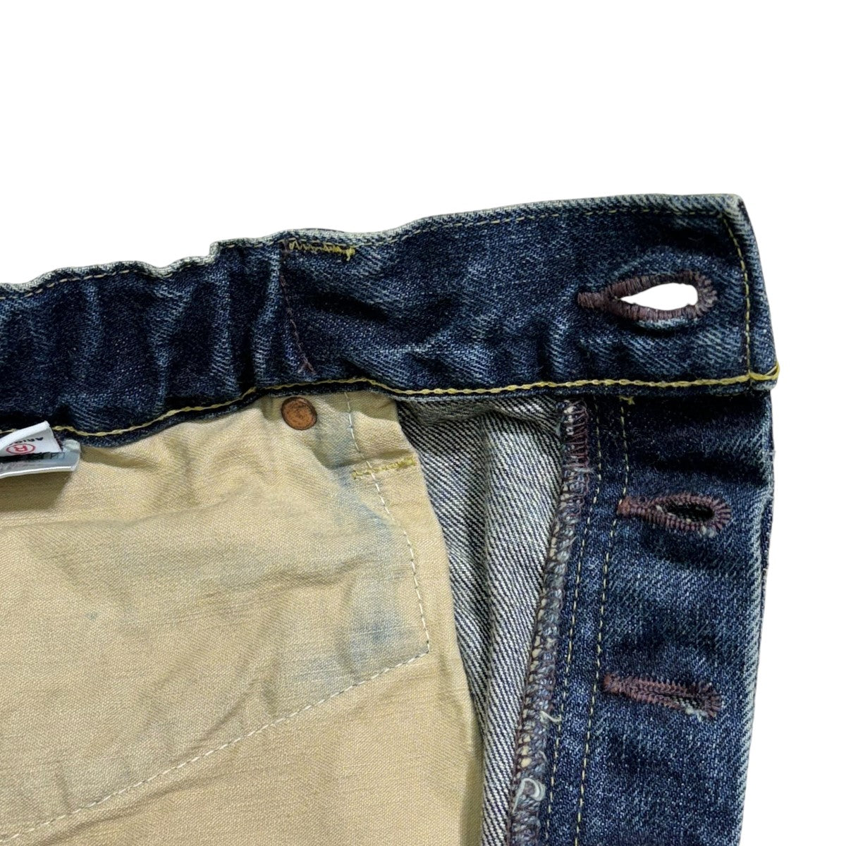 SAPEur(サプール) リペア、ヴィンテージ加工デニムパンツMIL-S