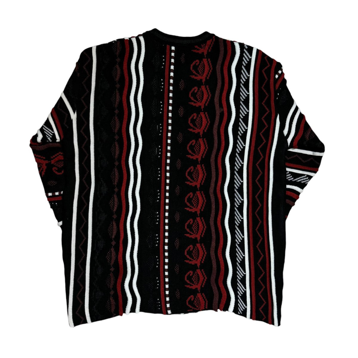 BULKY WOOL 3D MULTI-COLOR PULLOVER KNITプルオーバーニットUV-K10-613