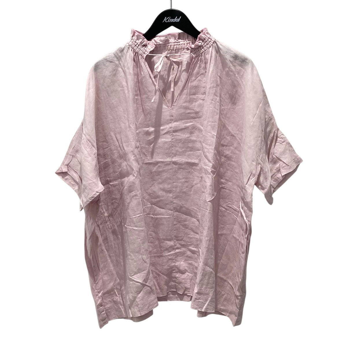 「大人気 新入荷 新品」に該当するファッション通販 nest Robe(ネストローブ) リネンフリルチュニック01212-1194 トップス