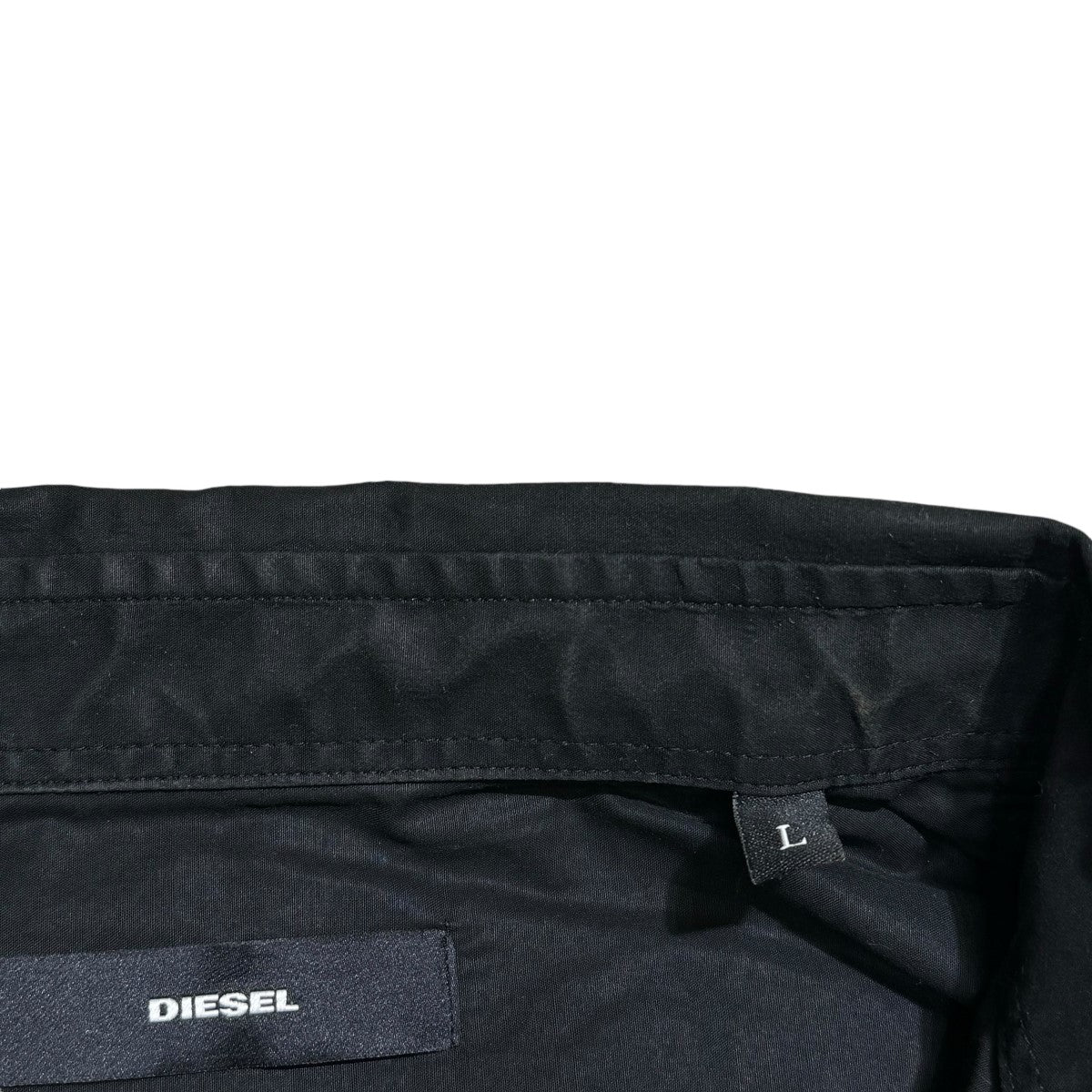 DIESEL ジップアップTシャツ 【新品未使用】 S-GINNI-ZIP-OD ジップアップスウェット｜ブラック｜メンズ｜DIESEL