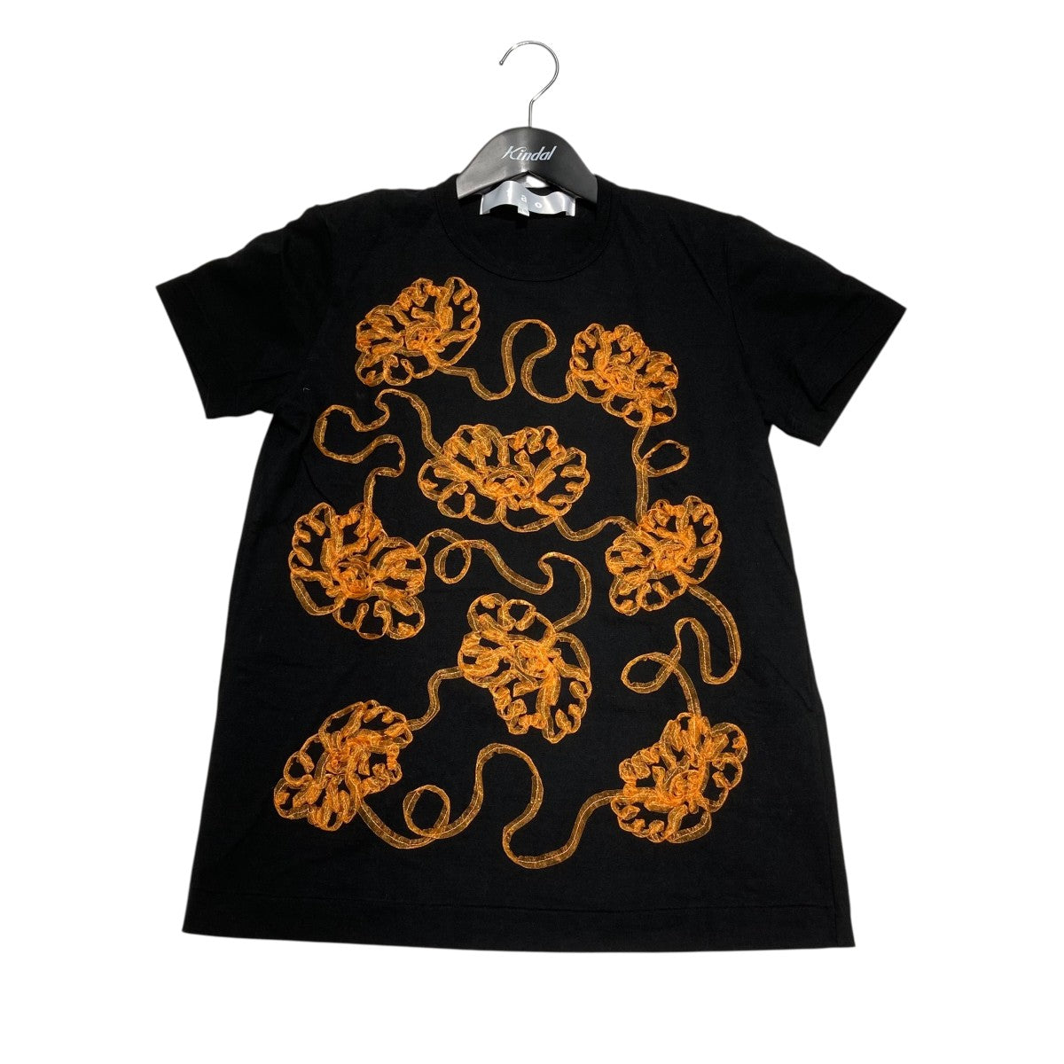 BLACK COMME des GARCONS デザインシャツ ブラック サイズ XS