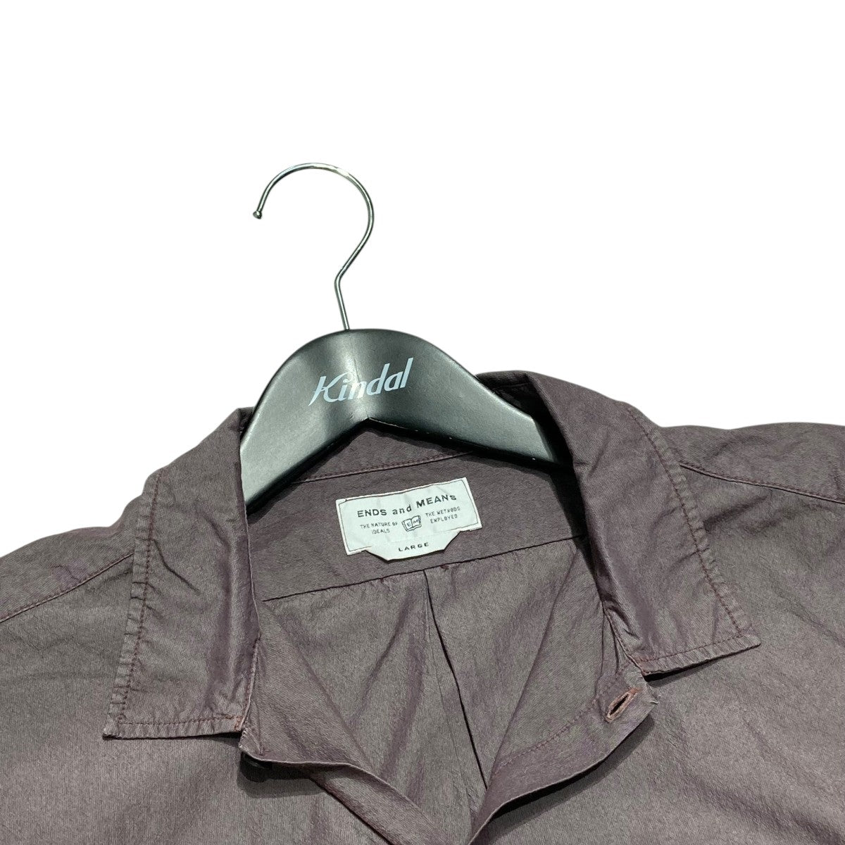 ENDS and MEANS プルオーバーシャツ L ENDS AND MEANS(エンズアンドミーンズ) Nizza Shirtsプル