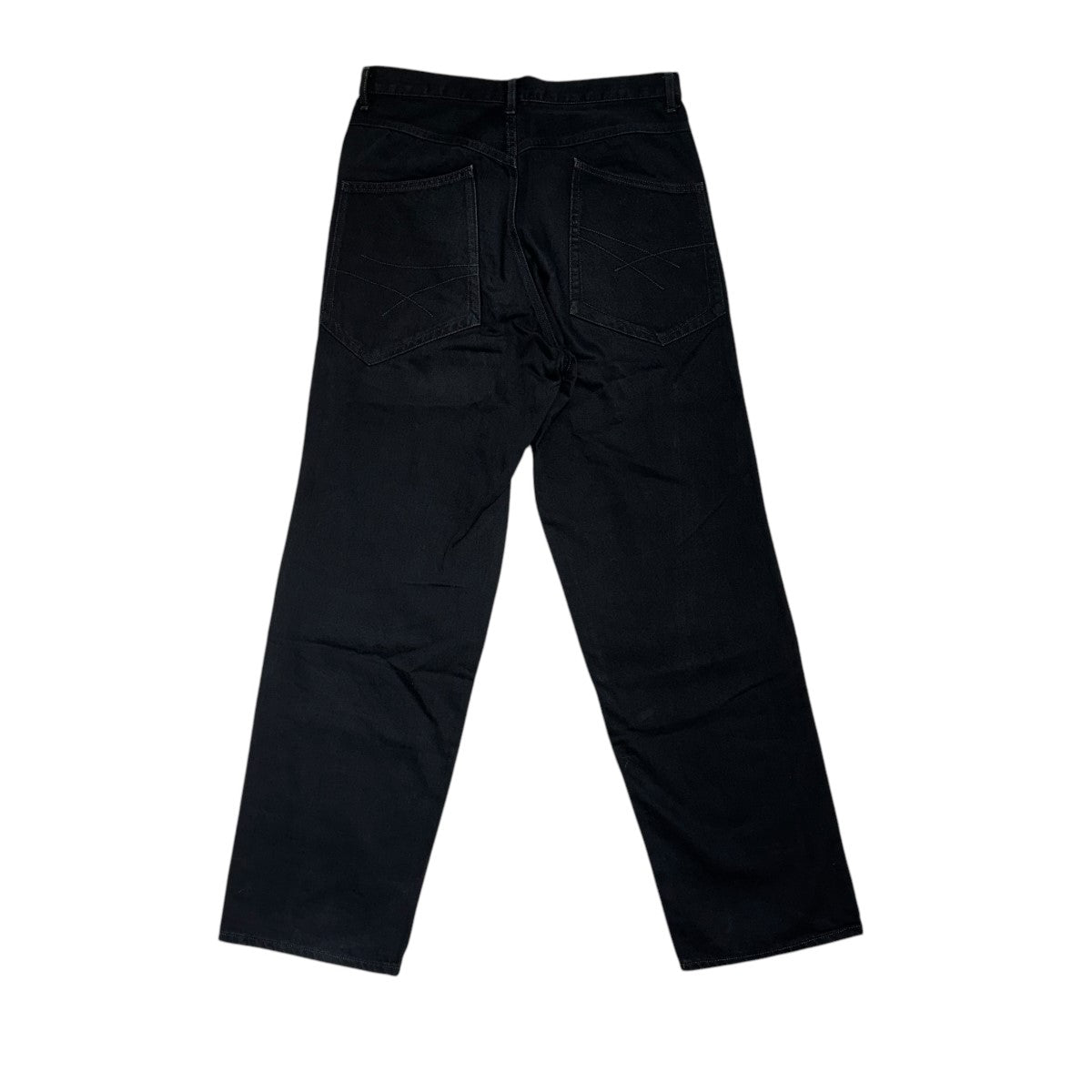 【sulvam】ウールギャバジン サルエルボンテージパンツ ブラック/M sulvam】ウールギャバジン サルエルボンテージパンツ ブラック/M