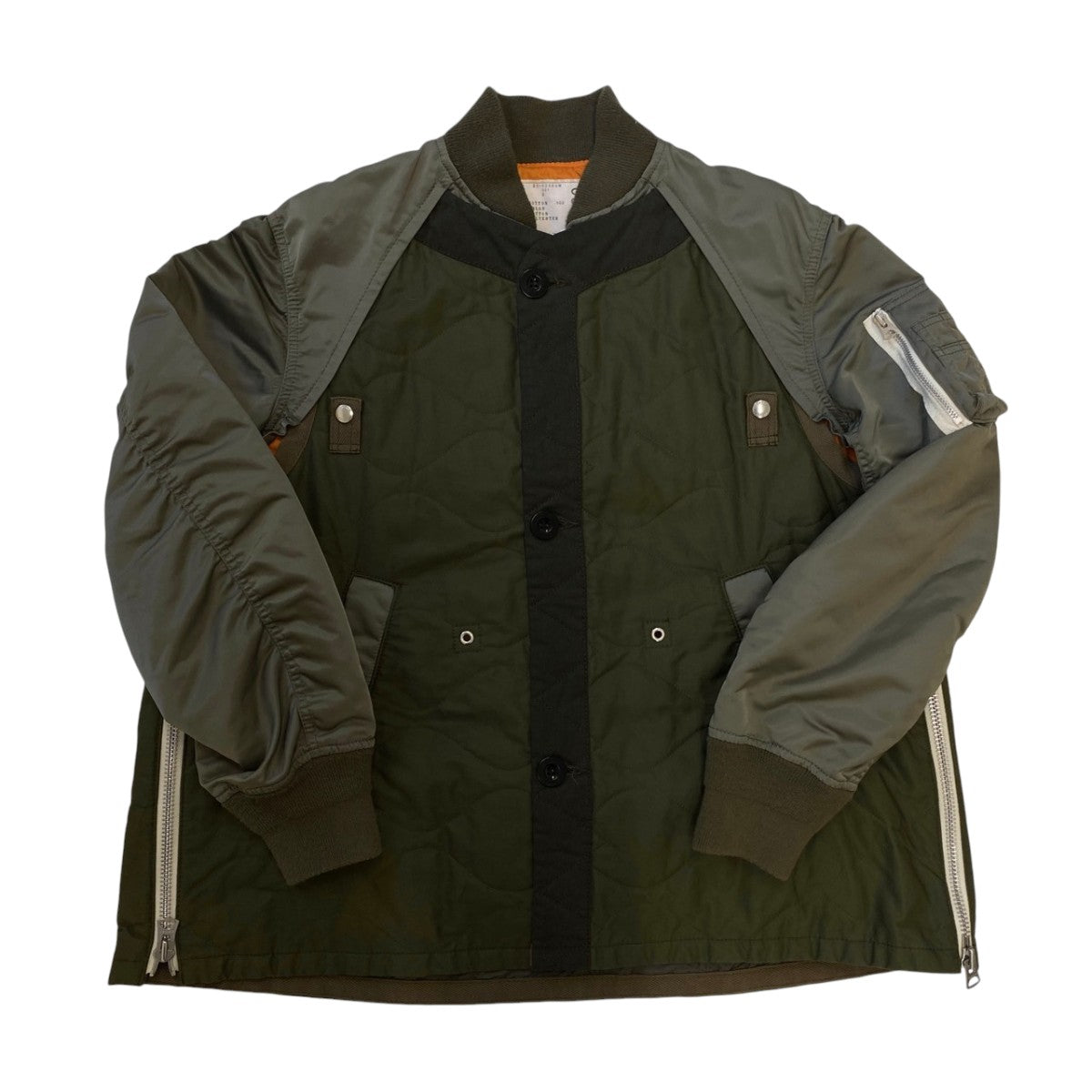 21AWNylon Twill Blousonドッキングブルゾンジャケット21-02580M