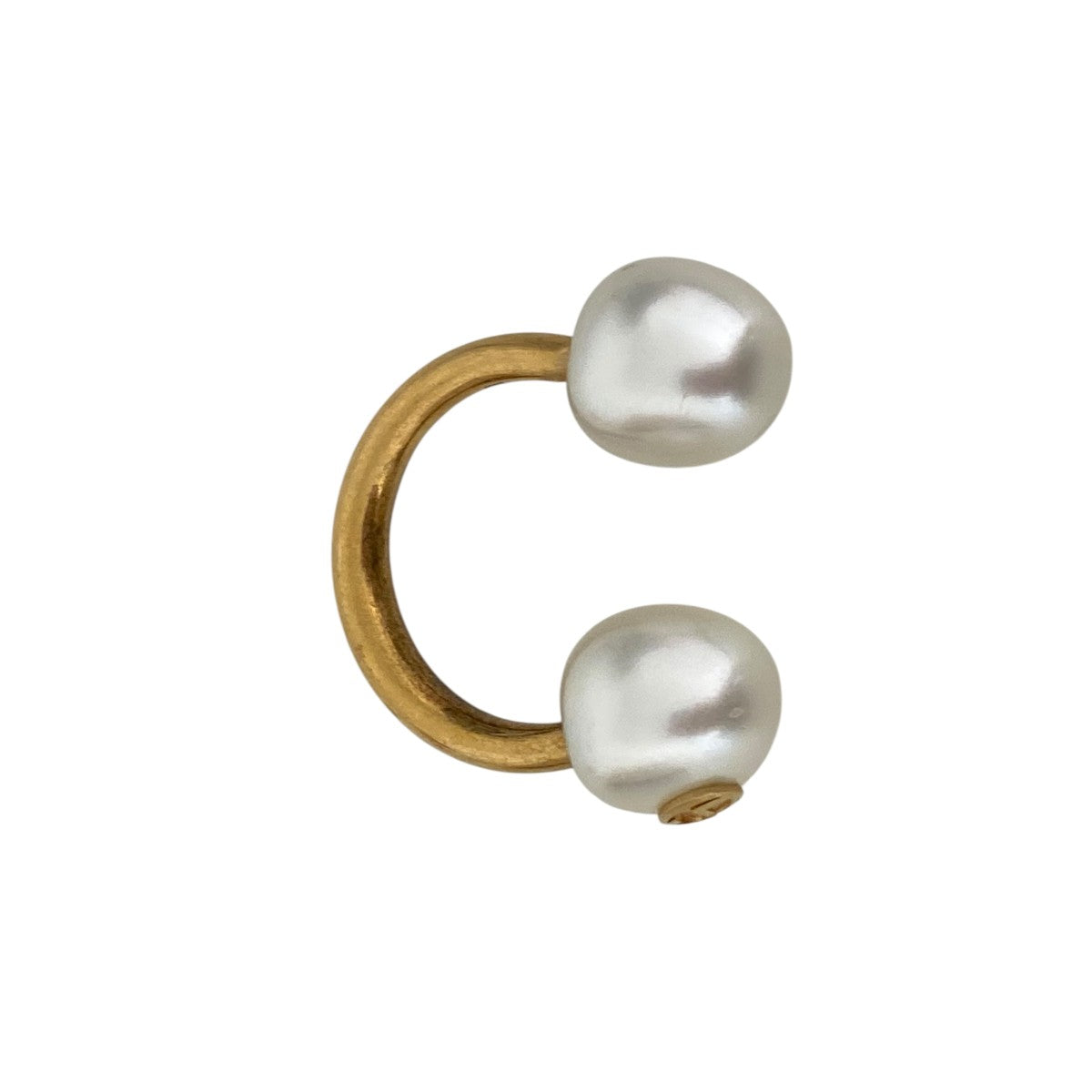 GUCCI グッチ パール付き シングルピアス 210.jpg