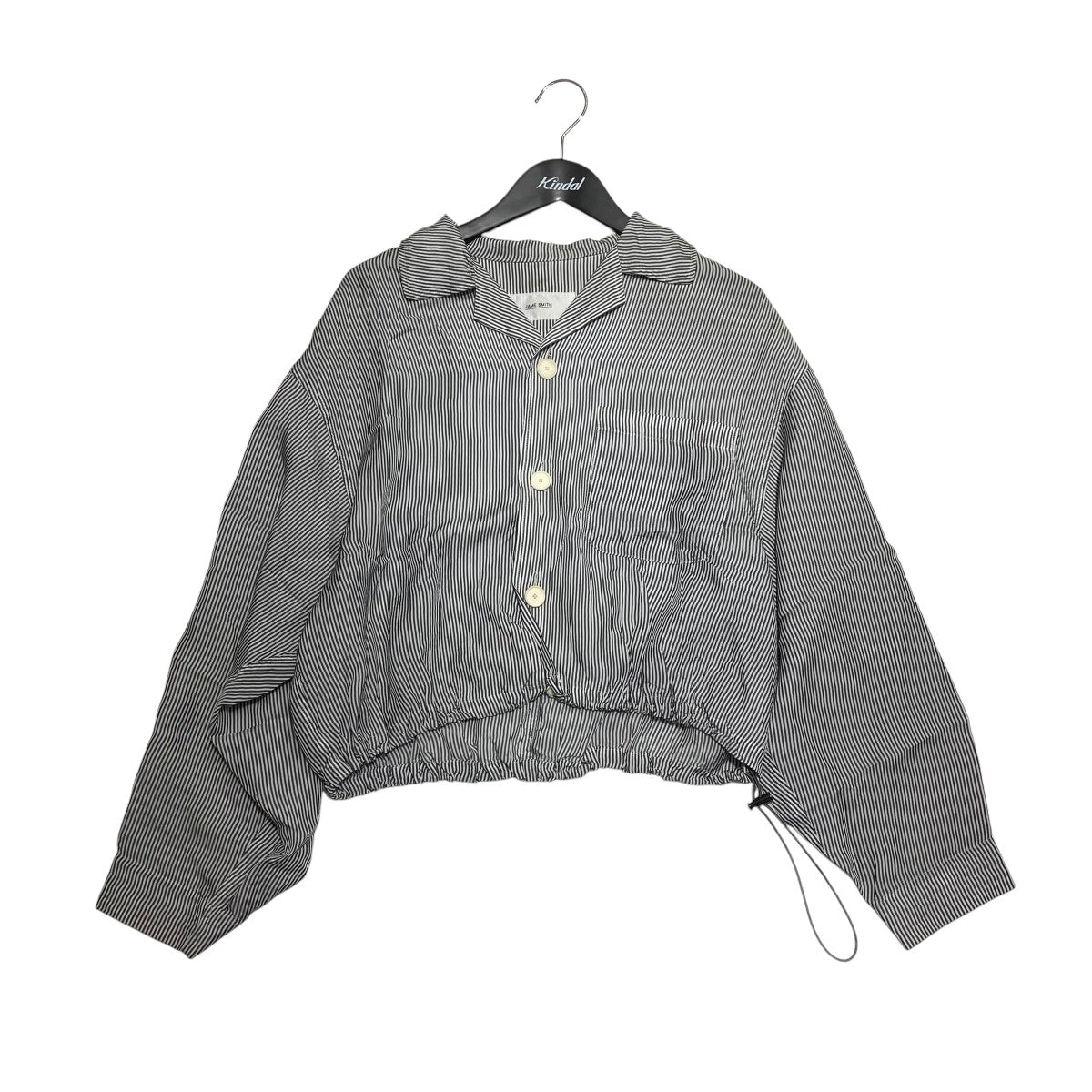 ジェーンスミス JANE SMITH WASHED CUPRO PAJAMA  長袖シャツ 23SSH-629L ブルー×ホワイト サイズ：36 JANE SMITH(ジェーンスミス) WASHED CUPRO PAJAMA長袖シャツ