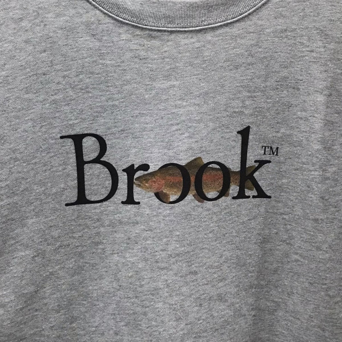 Brook(ブルック) ロゴプリントスウェットトレーナー グレー サイズ XL｜【公式】カインドオルオンライン ブランド古着・中古通販【kindal】