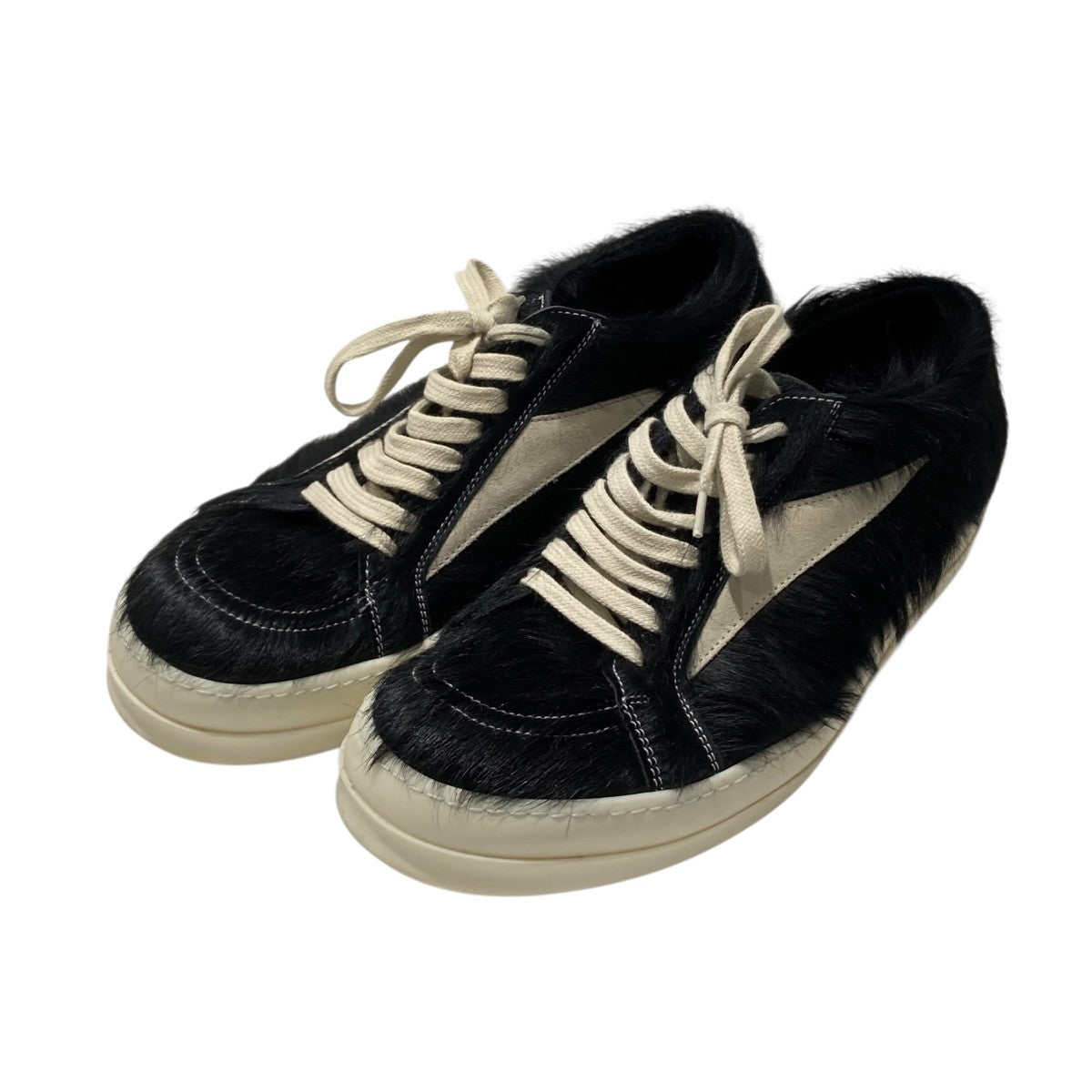 【デイリーコーデを格上げ】RICK OWENS スエード スニーカー RICK OWENS Vintage レザースニーカー スエードトリム | NET-A