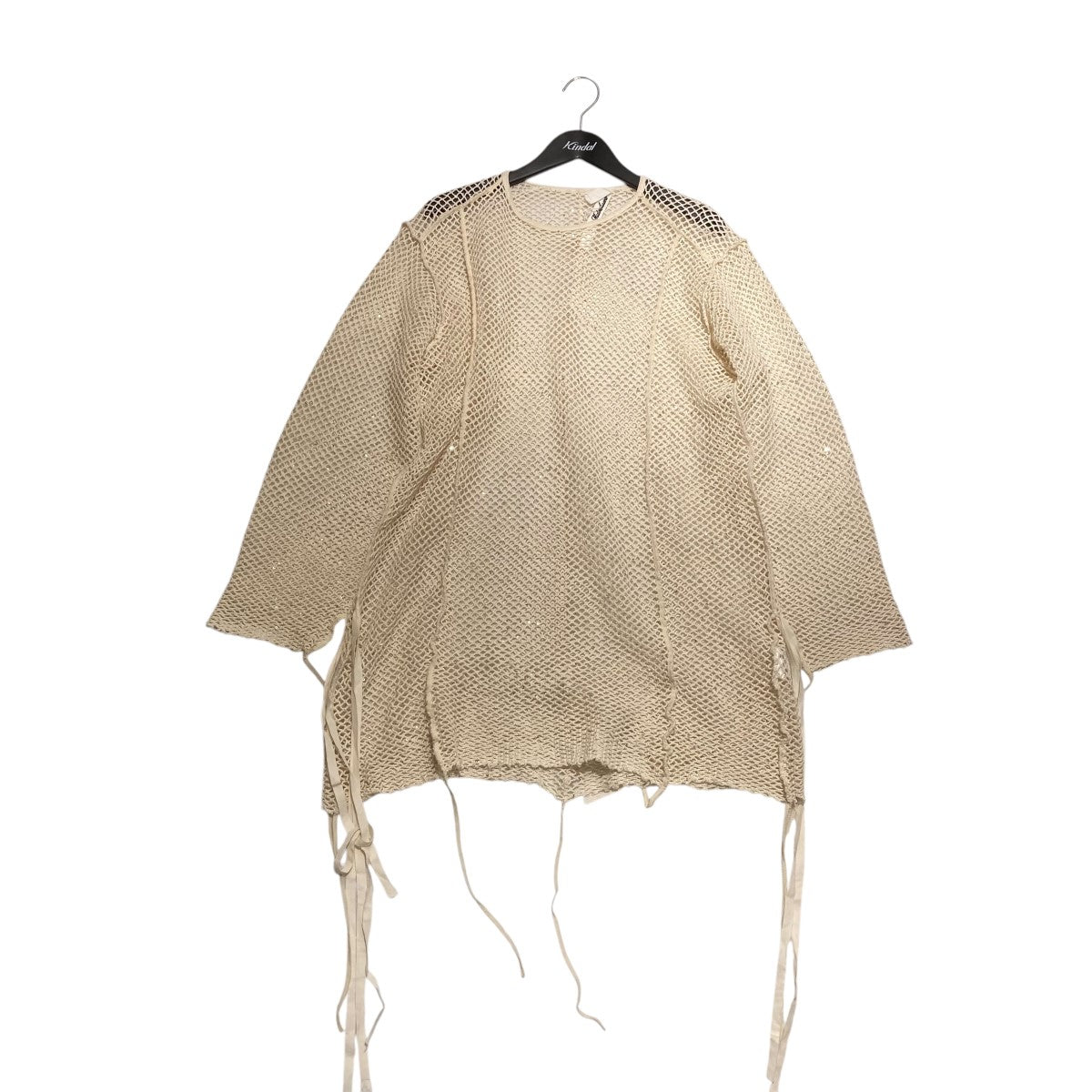 SEQUIN MESH L／S TEEメッシュカットソーMID24SS-CU08