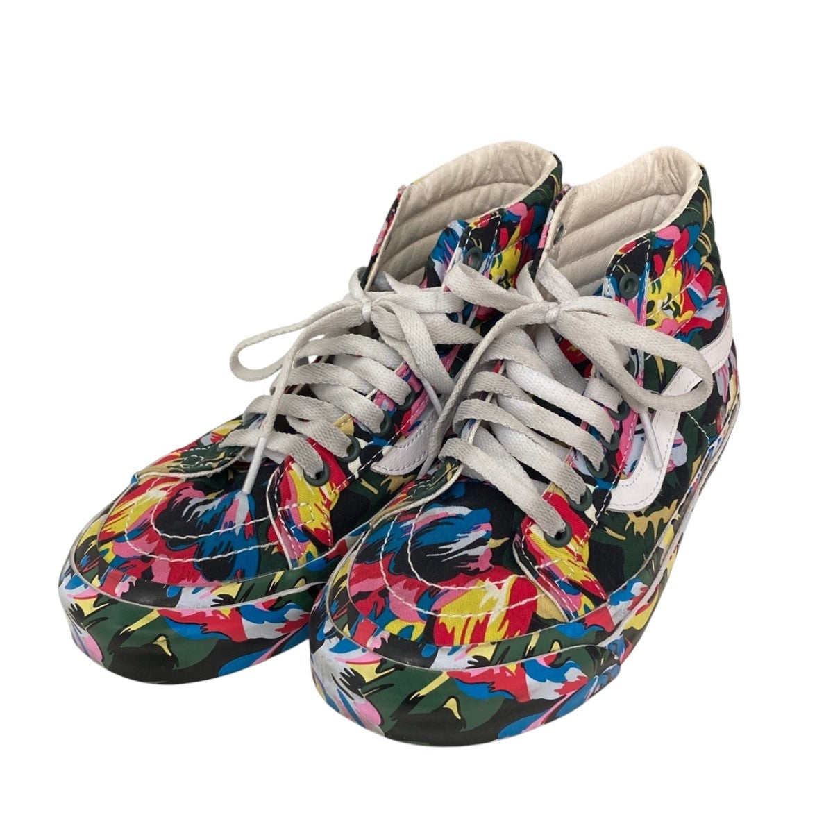 VANS×KENZO ハイカットスニーカー マルチカラー サイズ 22.5cm