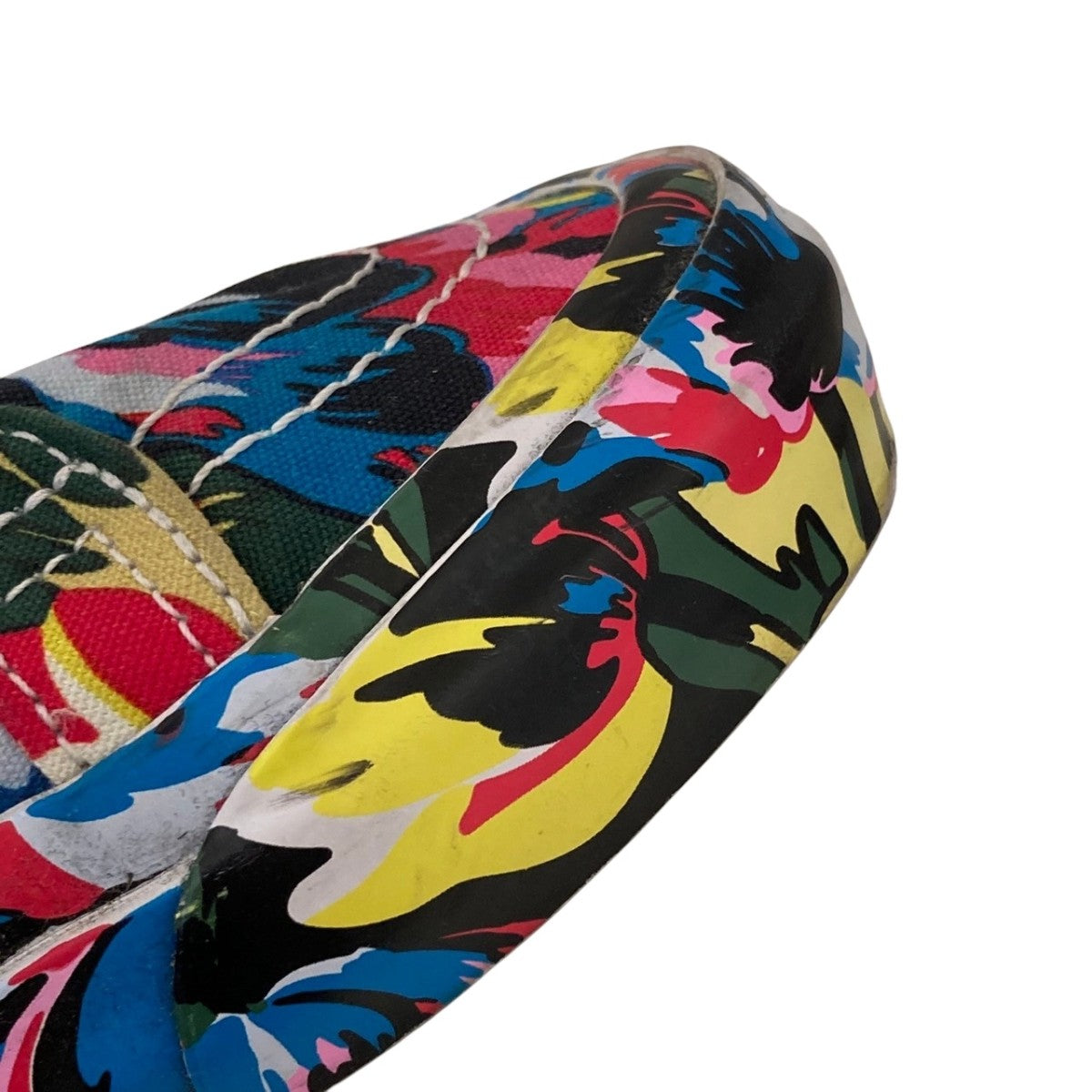 送料関税込_KENZO マゼンタ・ペイズリー ハイカットスニーカー レア新品未使用】VANS KENZO 花柄 ハイカット スニーカー 22.5