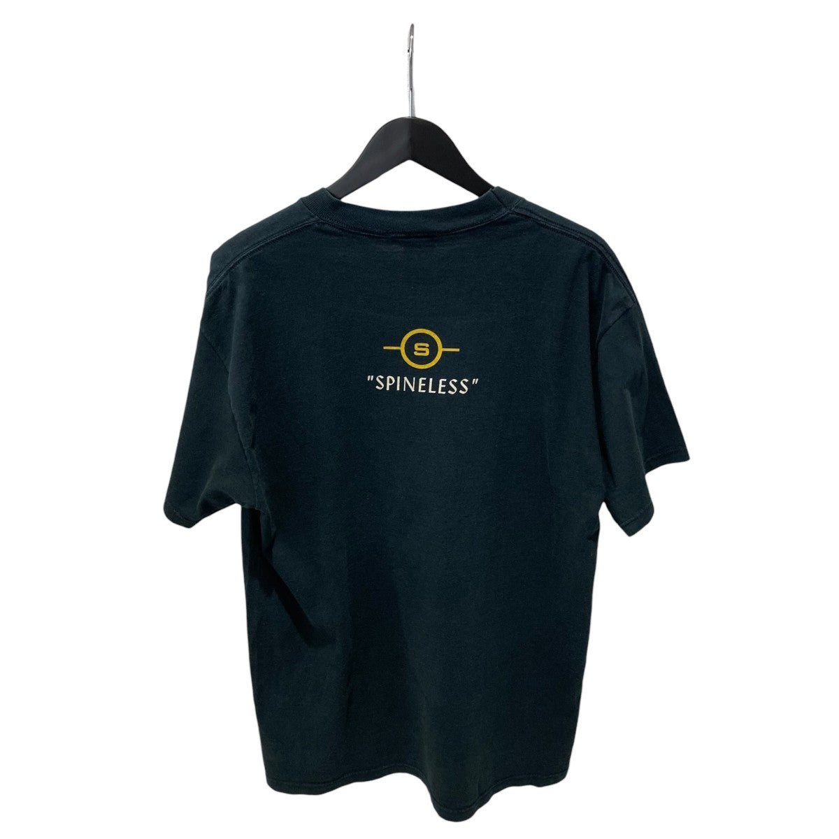 VINTAGE 90s USA製 NICE MAN SPINELESプリントTシャツ 古着・中古-2枚目のアイテム画像