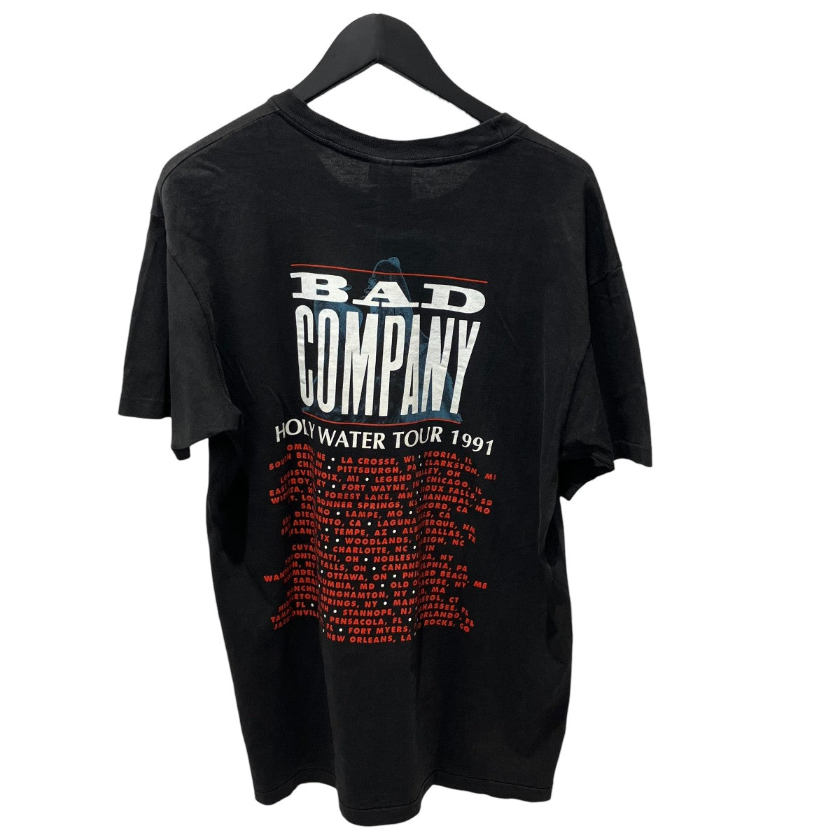VINTAGE 90sBAD COMPANY HOLY WATER TOUR 1991半袖Tシャツ 古着・中古-2枚目のアイテム画像