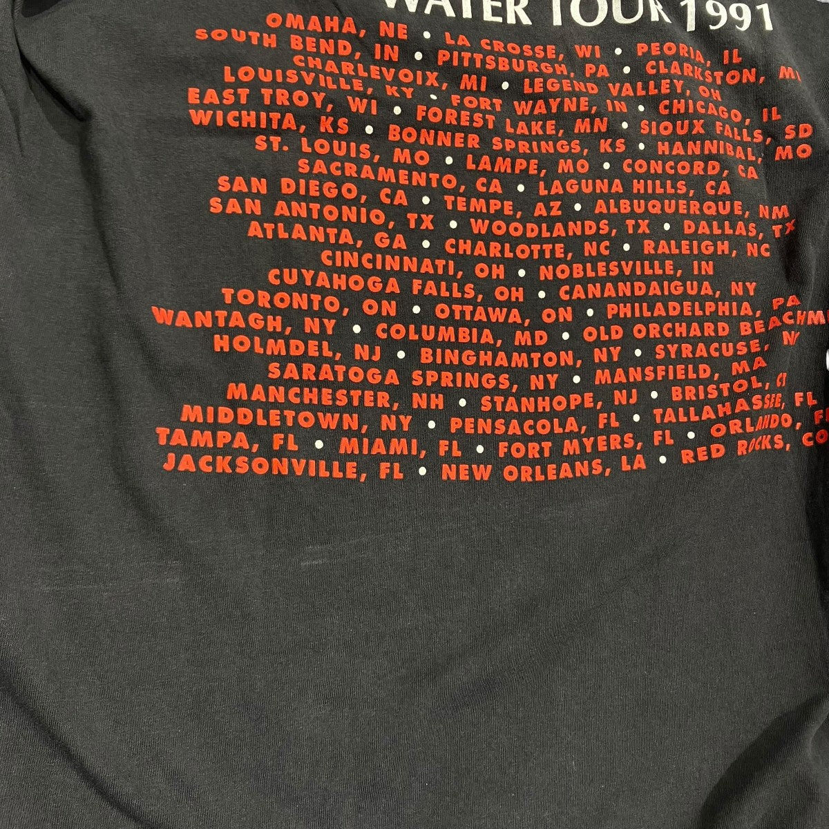 VINTAGE 90sBAD COMPANY HOLY WATER TOUR 1991半袖Tシャツ 古着・中古-8枚目のアイテム画像