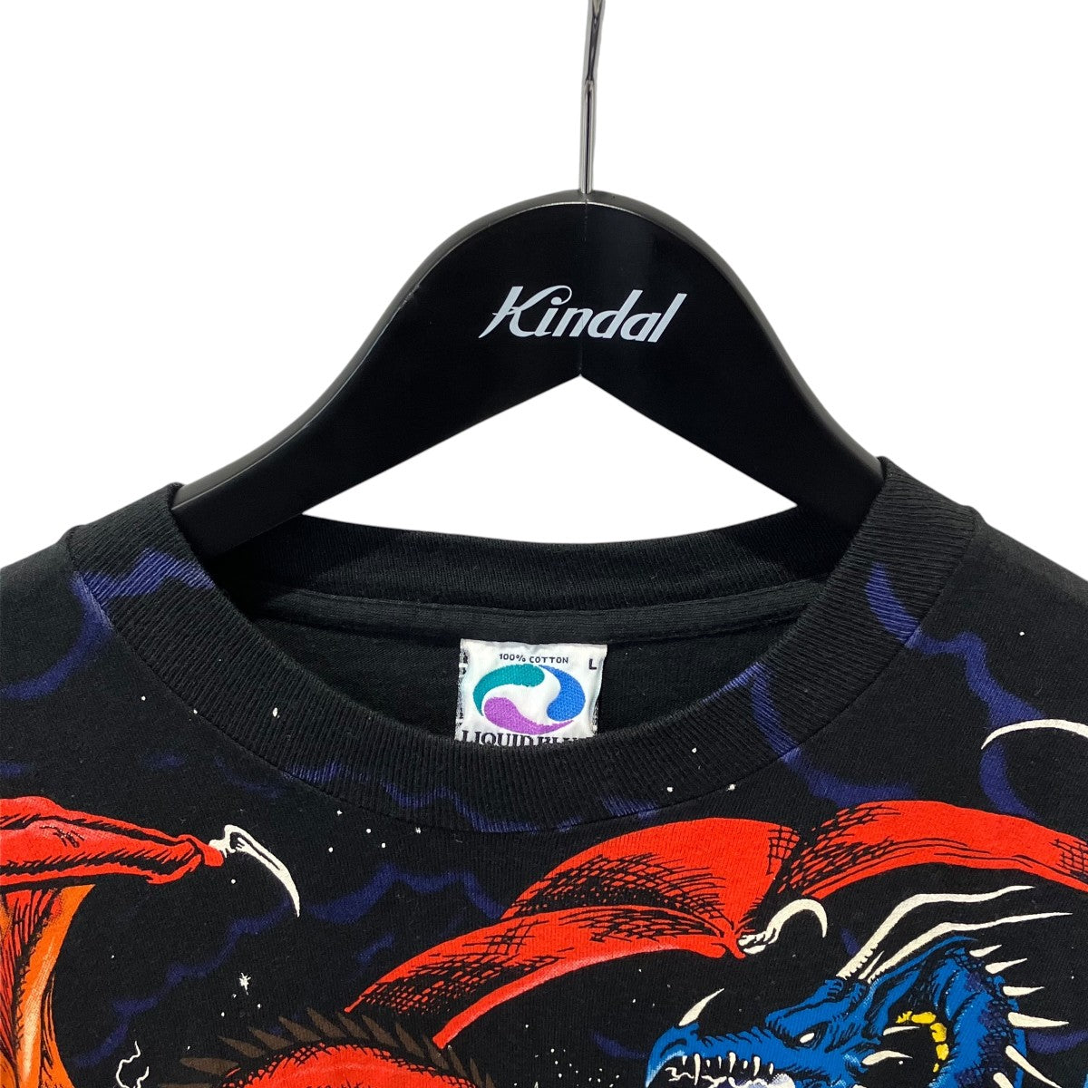 90sLIQUID BLUE ブルードラゴン半袖Tシャツ