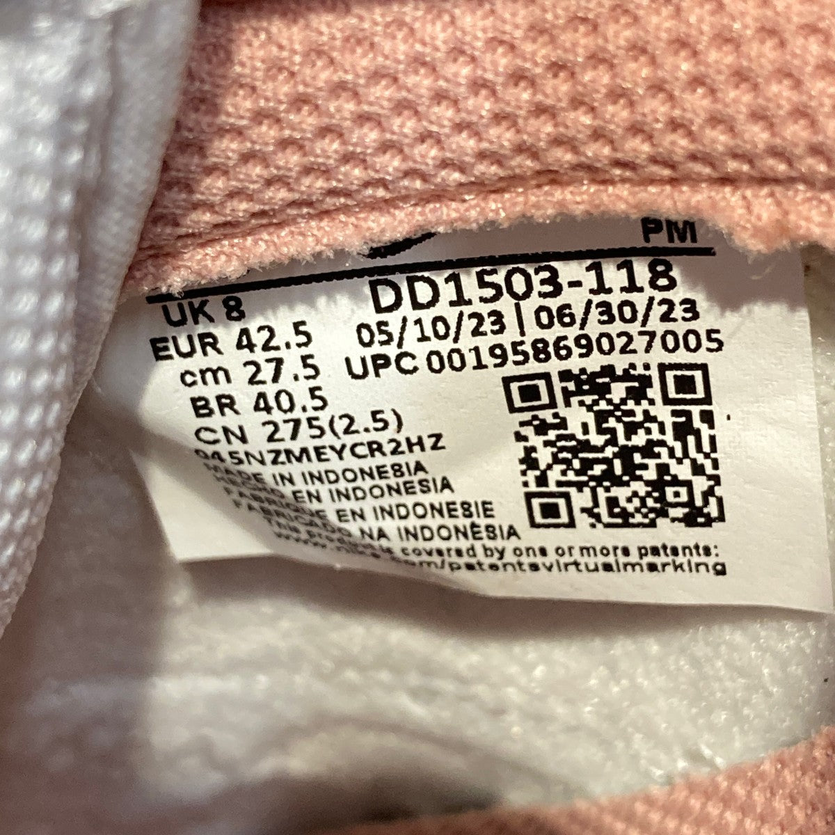Women’s Dunk Low Rose Whisperウィメンズ ダンク ロー スニーカーDD1503-118
